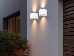 Talent IP44 Round/ Square Wall Light- Various Colors - Image 12