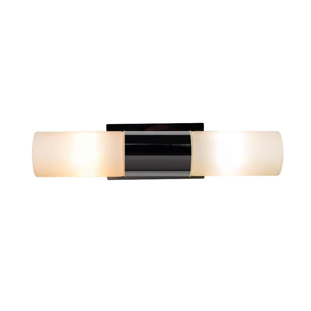 Talia 2Lt Bathroom Over Mirror Light- Satin Brass/ Polished Chrome - Image 2