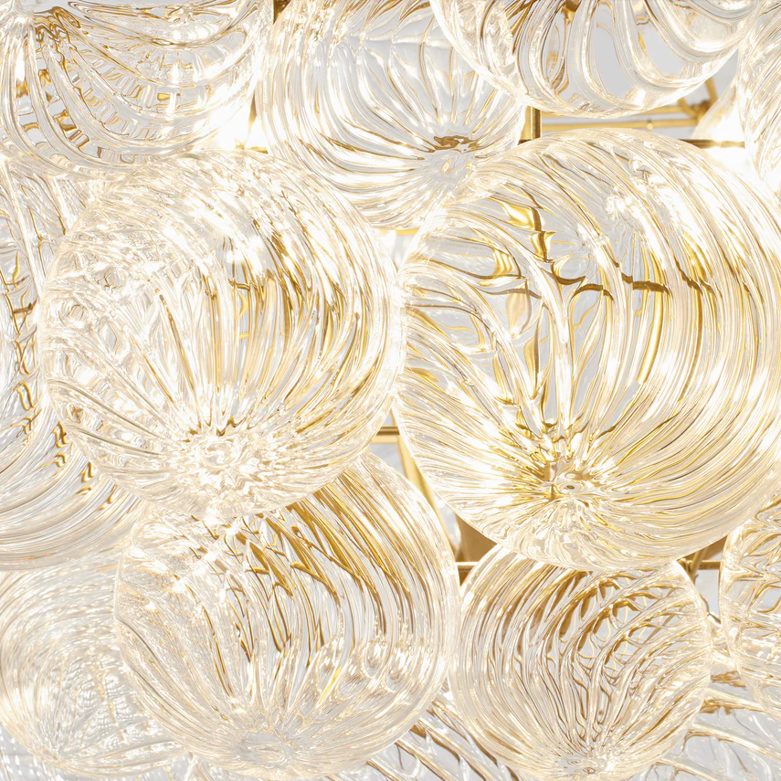 Talia Chandelier - Gold/ Silver Finish - Image 8