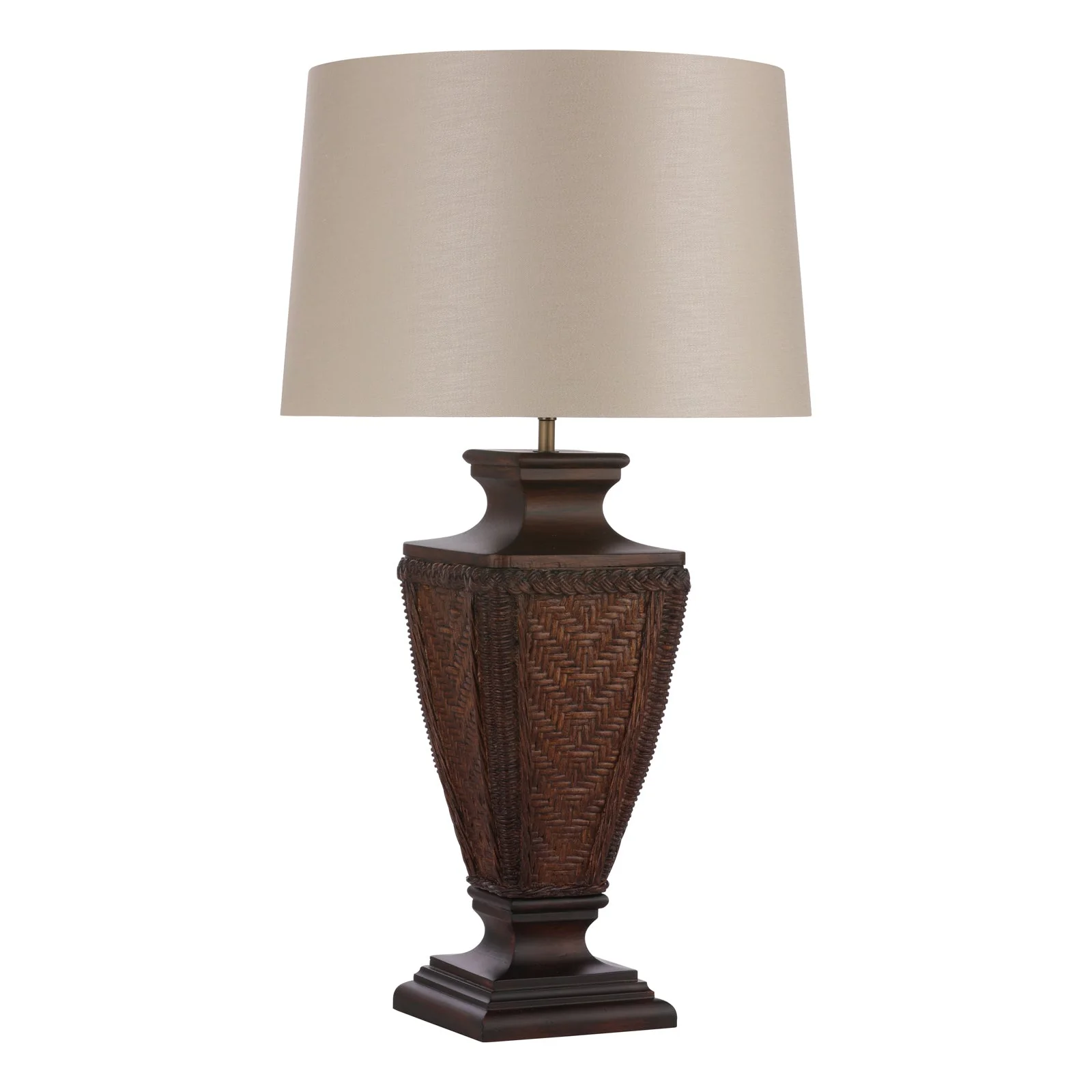 Tallow Table Lamp In Two Finishes Base Only E27 - Image 10