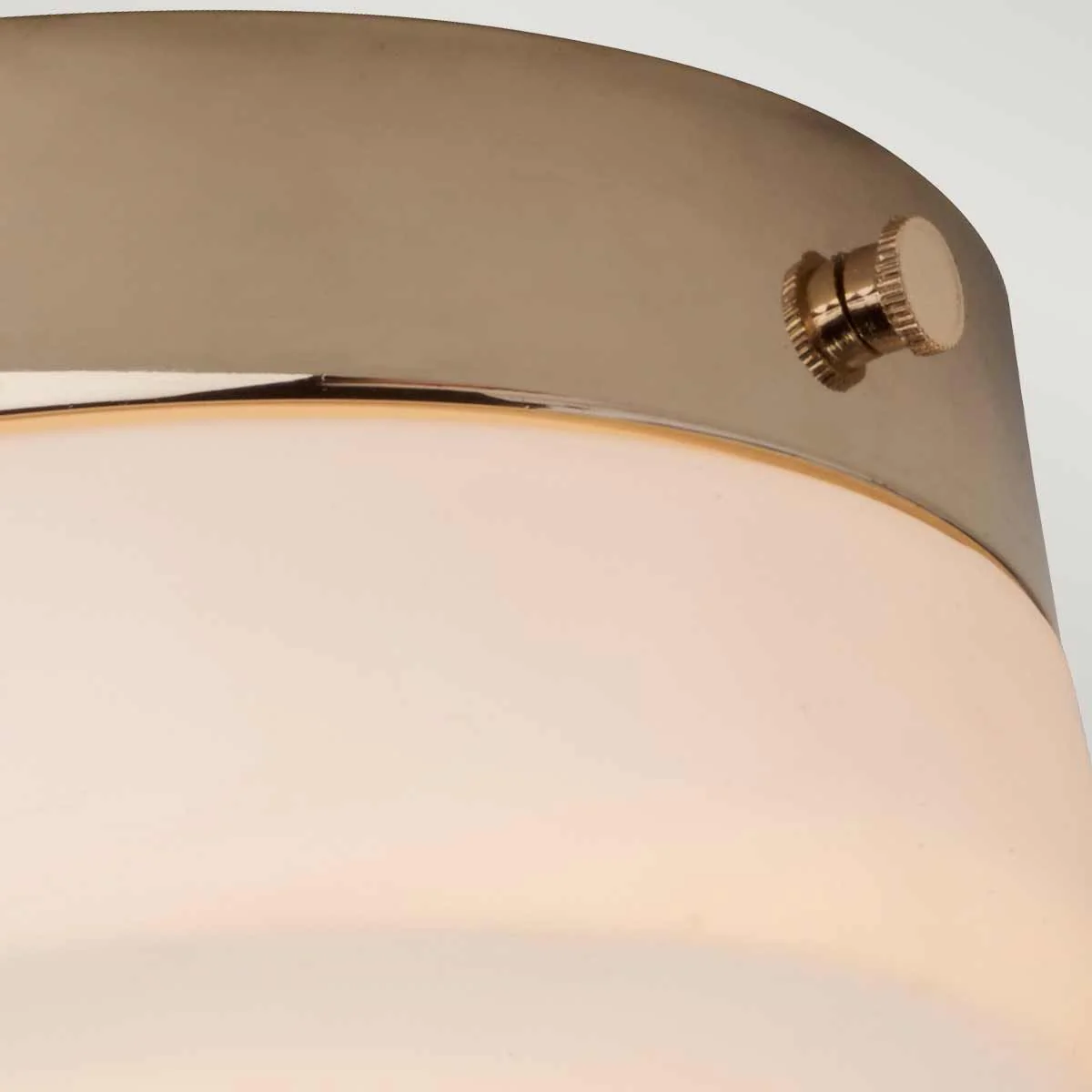 Tamar Medium/Large Flush Ceiling Light IP44 – Polished Chrome / Polished Chrome - Image 2
