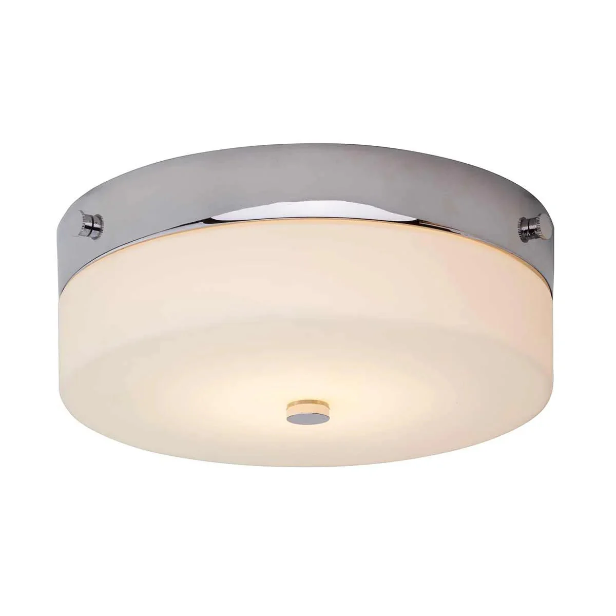 Tamar Medium/Large Flush Ceiling Light IP44 – Polished Chrome / Polished Chrome - Image 8