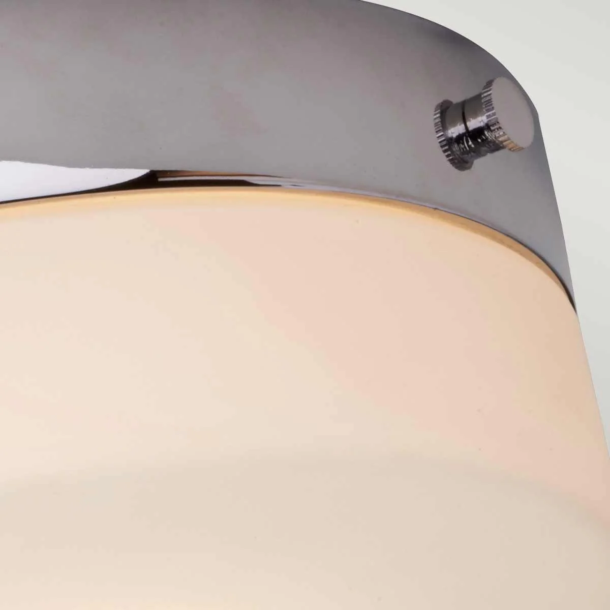 Tamar Medium/Large Flush Ceiling Light IP44 – Polished Chrome / Polished Chrome - Image 9