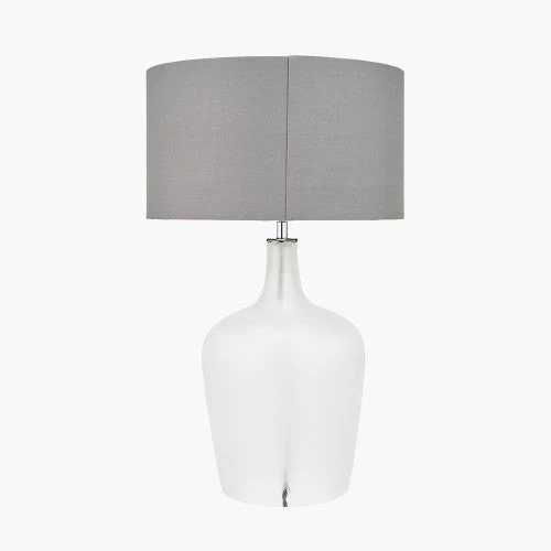 Tamsin Frosted White Glass Table Lamp - Image 2
