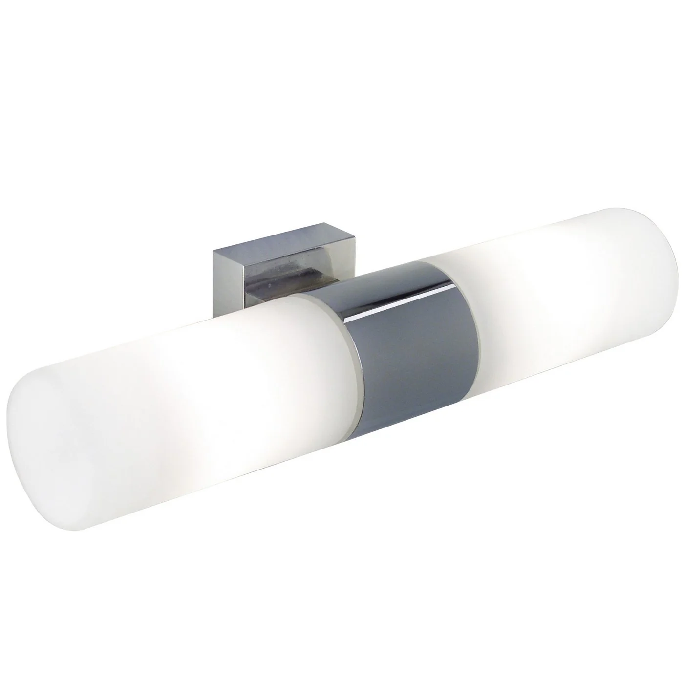 Tangens Double Wall light- Brushed steel/ Chrome Finishes - Image 3