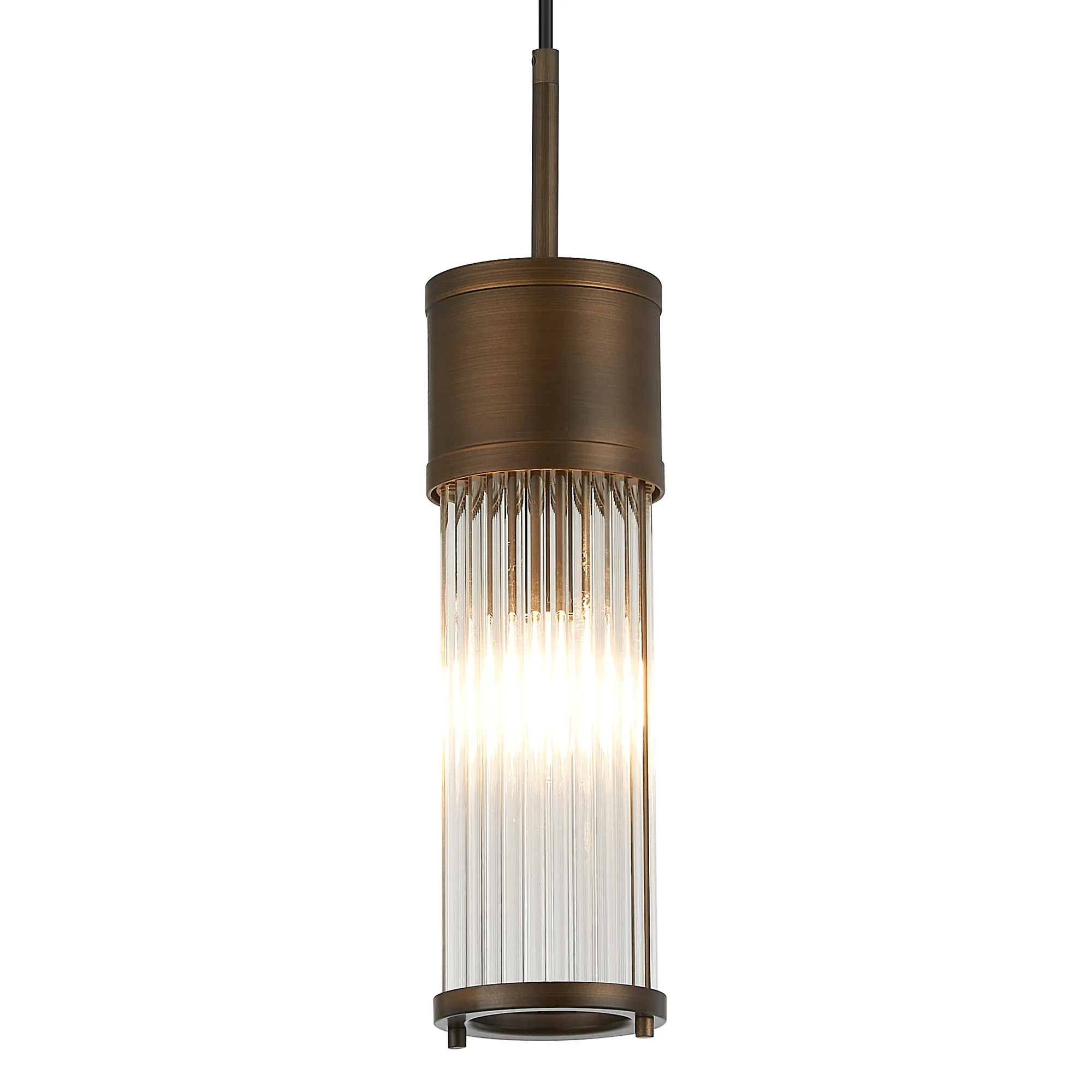 Gwen 1/2 Light Glass Rod Bathroom Wall Lights, IP44- Various Finishes - Image 11