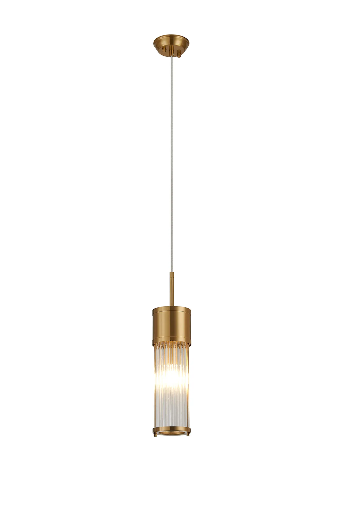 Gwen 1/2 Light Glass Rod Bathroom Wall Lights, IP44- Various Finishes - Image 13