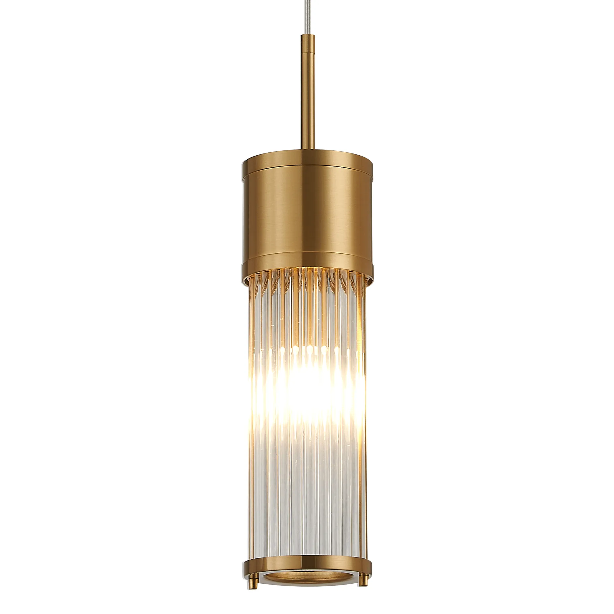 Gwen 1/2 Light Glass Rod Bathroom Wall Lights, IP44- Various Finishes - Image 15