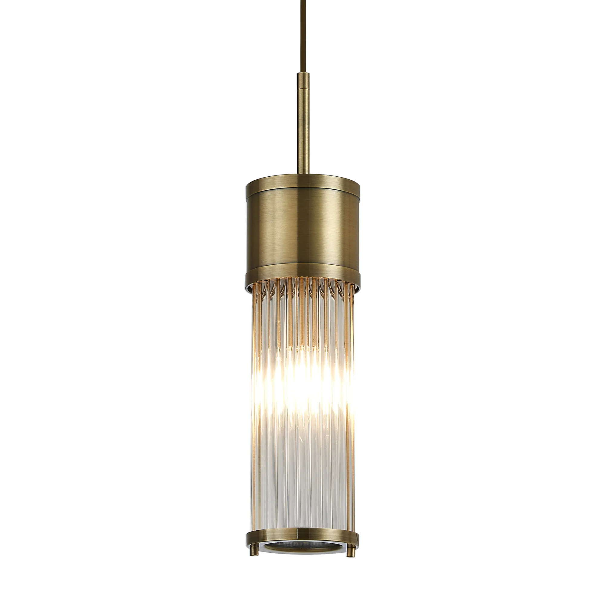 Gwen 1/2 Light Glass Rod Bathroom Wall Lights, IP44- Various Finishes - Image 7