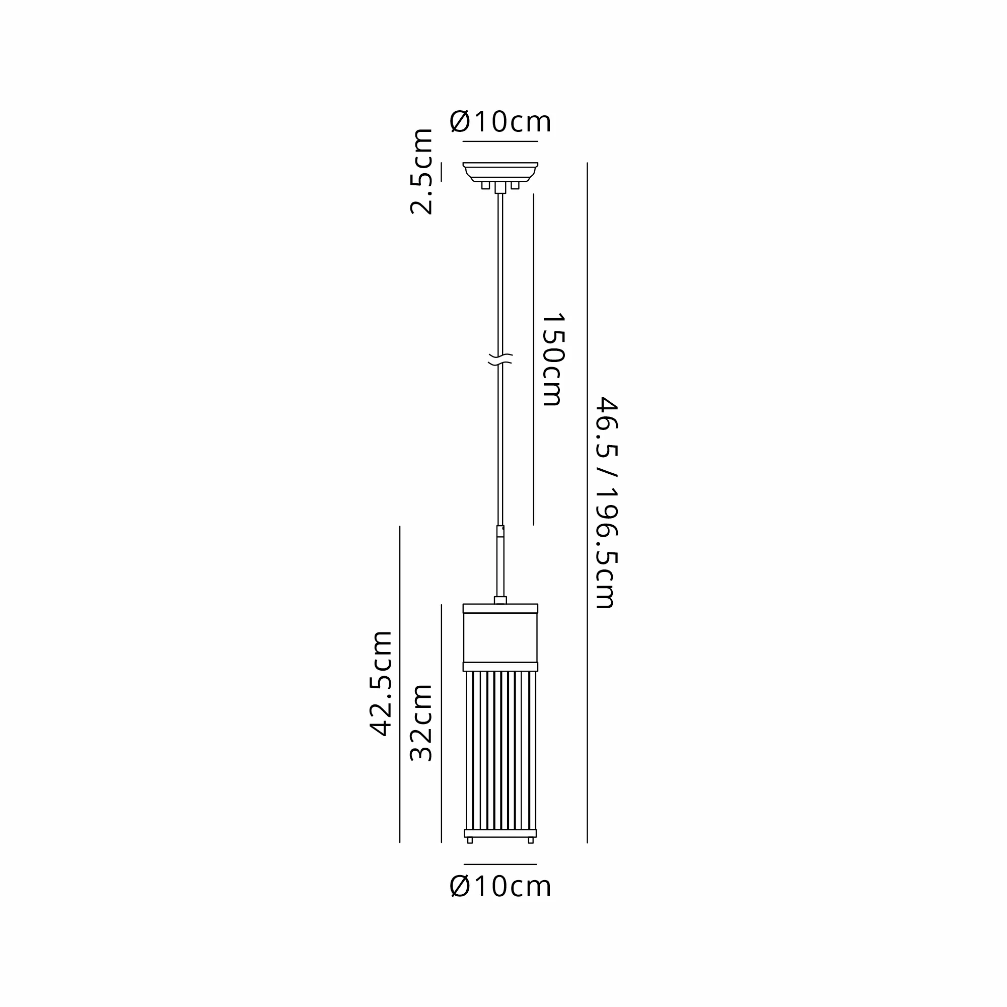 Gwen 1/2 Light Glass Rod Bathroom Wall Lights, IP44- Various Finishes - Image 8