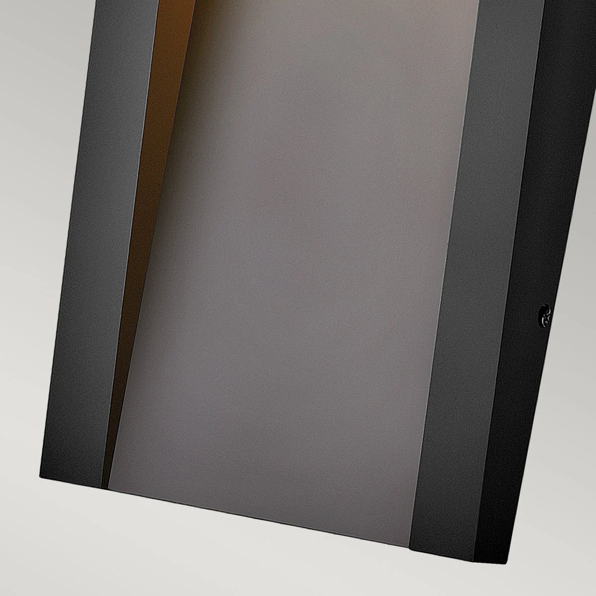 Taper Medium/Large LED Wall Lantern - Textured Black Finish - Image 4