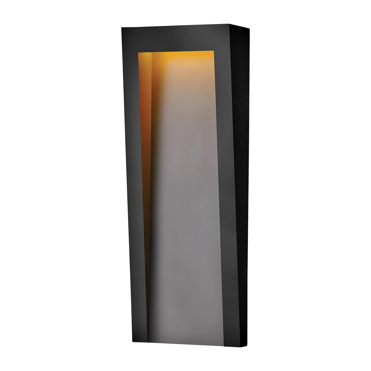 Taper Medium/Large LED Wall Lantern - Textured Black Finish - Image 5