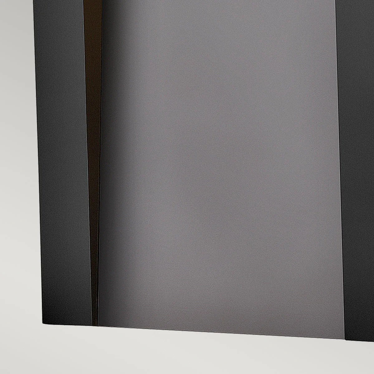Taper Medium/Large LED Wall Lantern - Textured Black Finish - Image 9