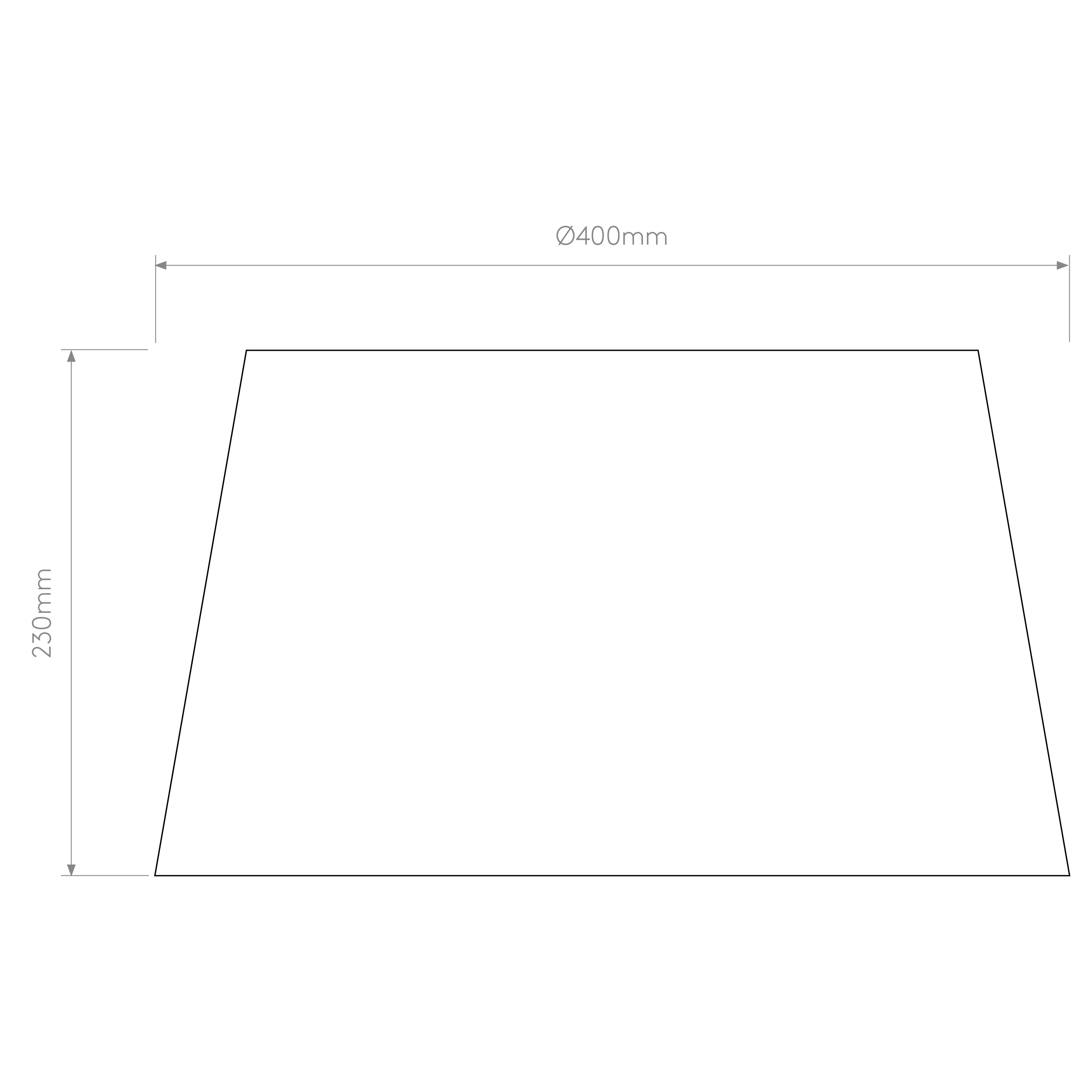 Tapered Round 400 Pleated Shade - Image 17