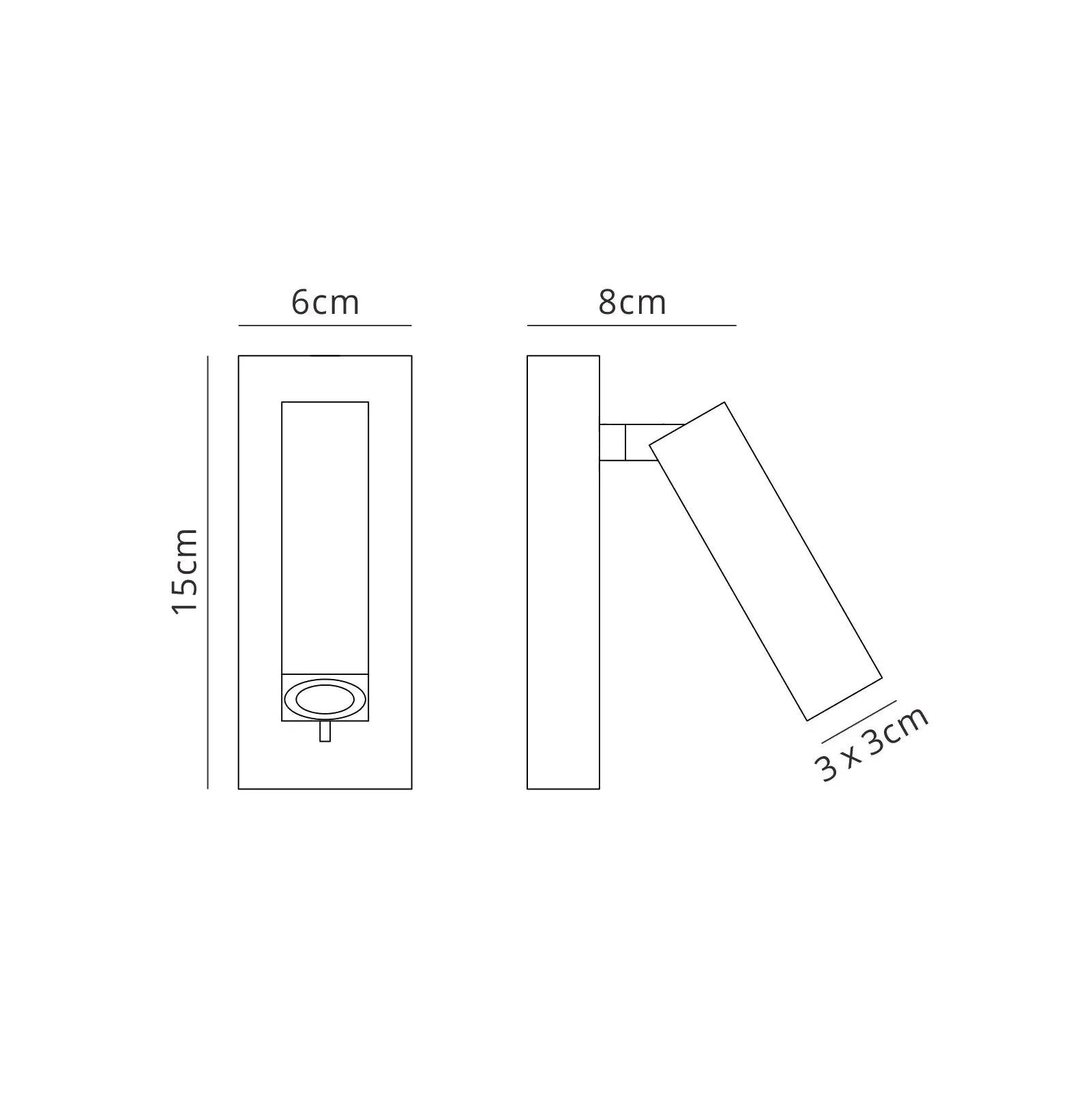 Tarifa 1Lt Reading Light - Various Finish - Image 2