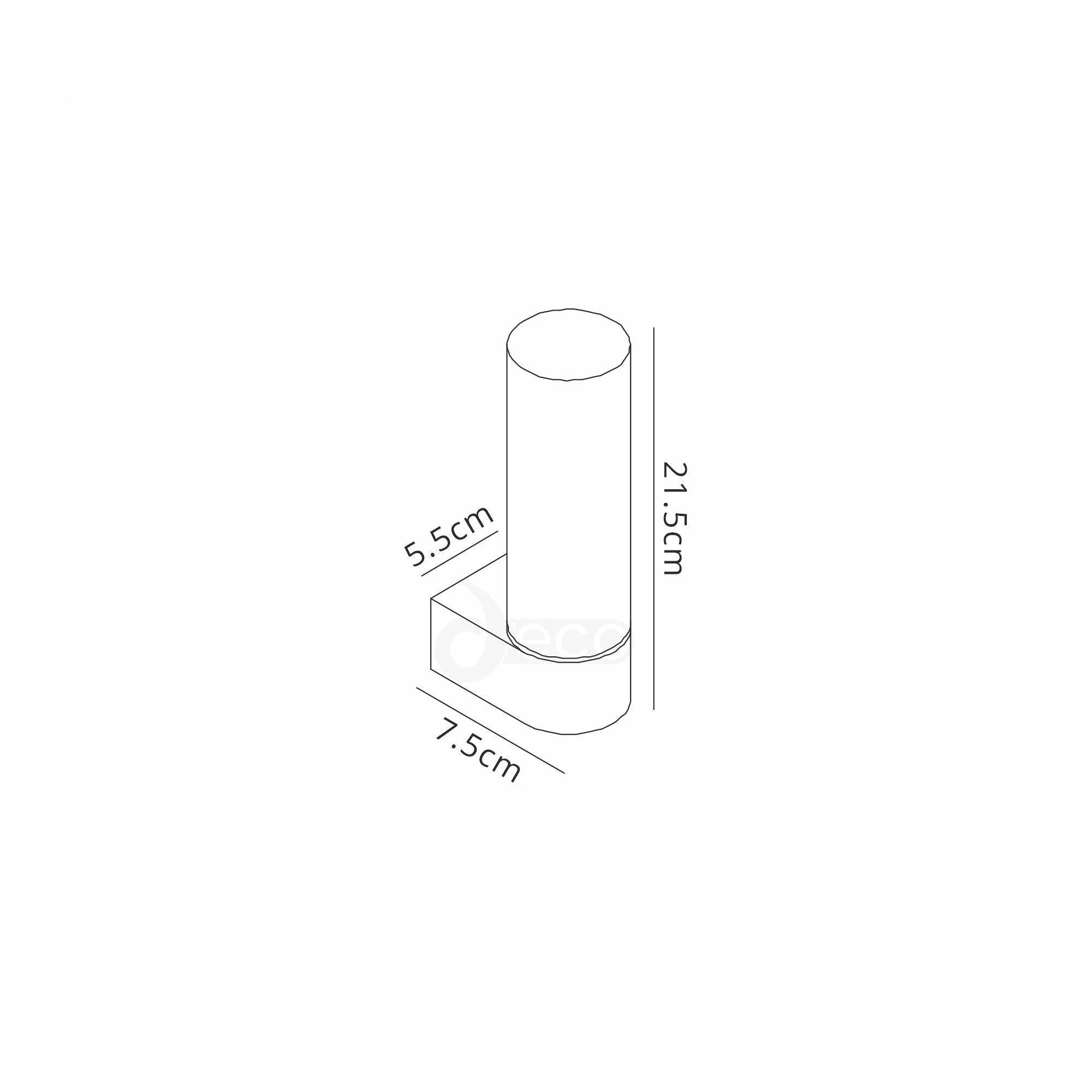 Tasso IP44 1 Light E14 Wall Lamp, Polished Chrome With Opal Tubular Glass - Image 3
