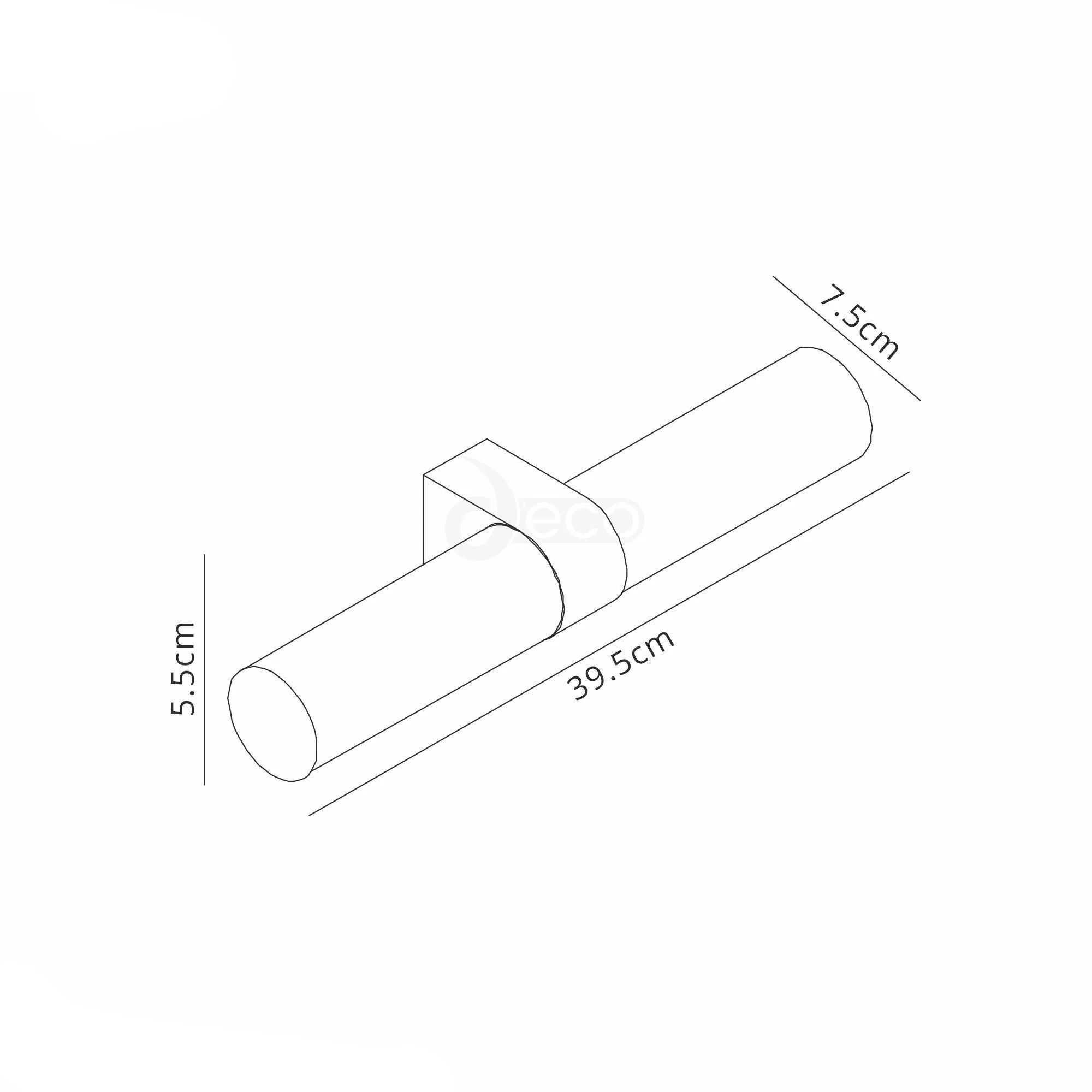 Tasso IP44 2 Light E14 Twin Wall Lamp, Polished Chrome With Opal Tubular Glass - Image 3