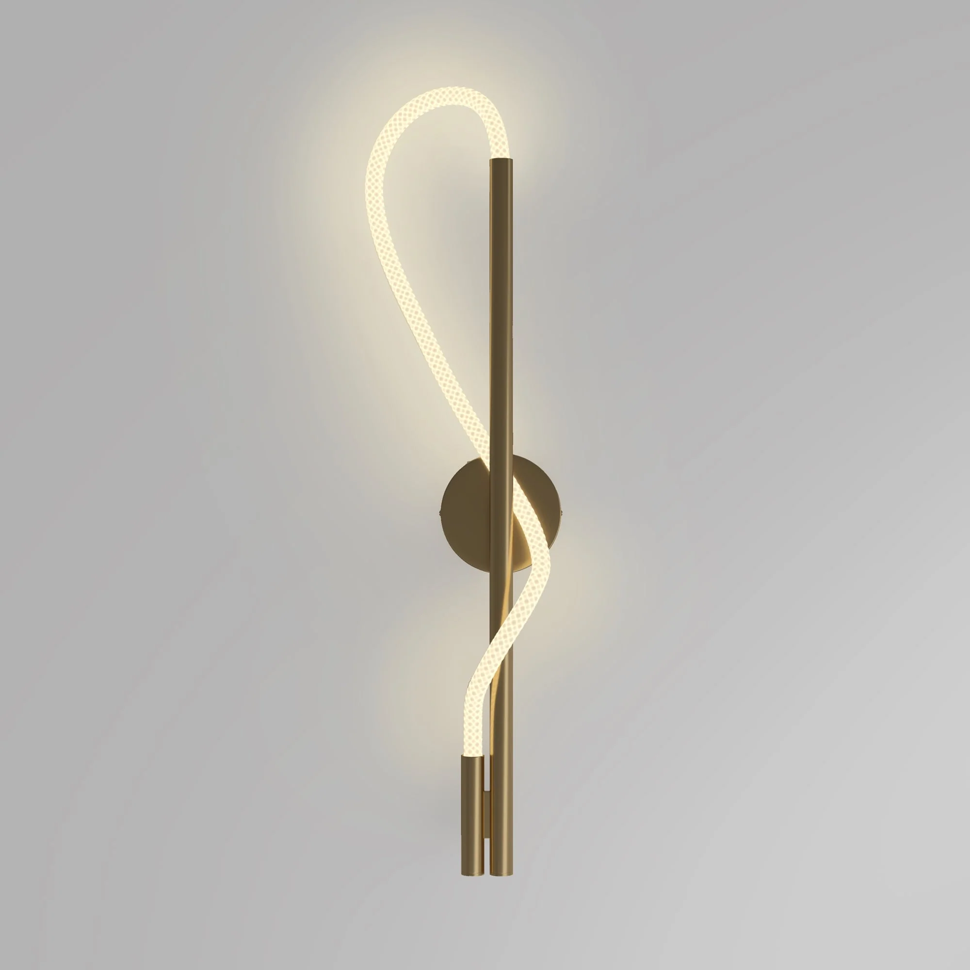 Tau Indoor LED Wall Light - Gold Finish - Image 3
