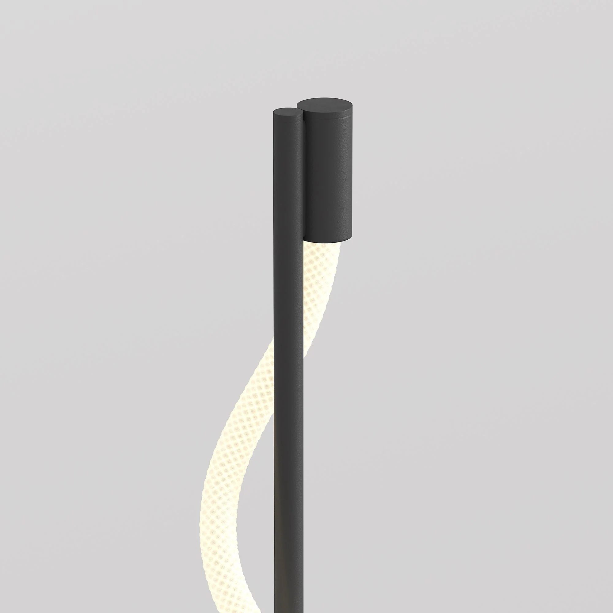 Tau LED Floor Lamp - Black Finish - Image 4
