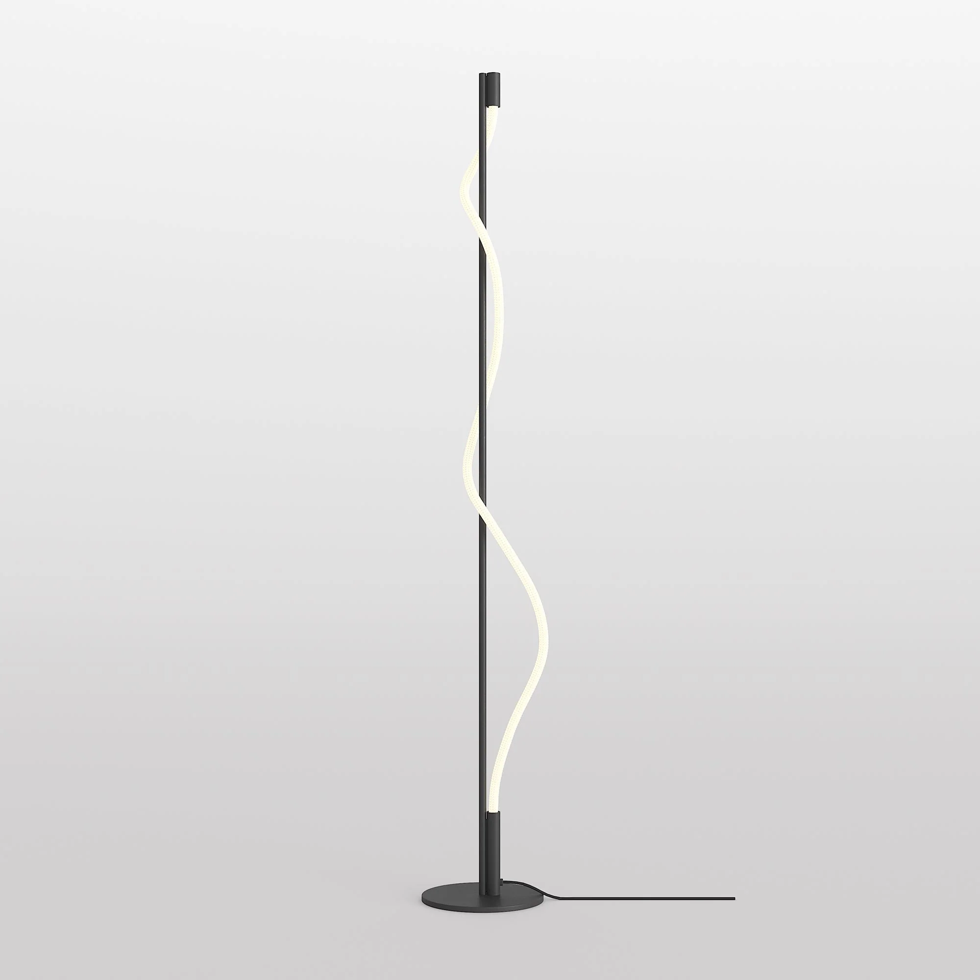Tau LED Floor Lamp - Black Finish - Image 5
