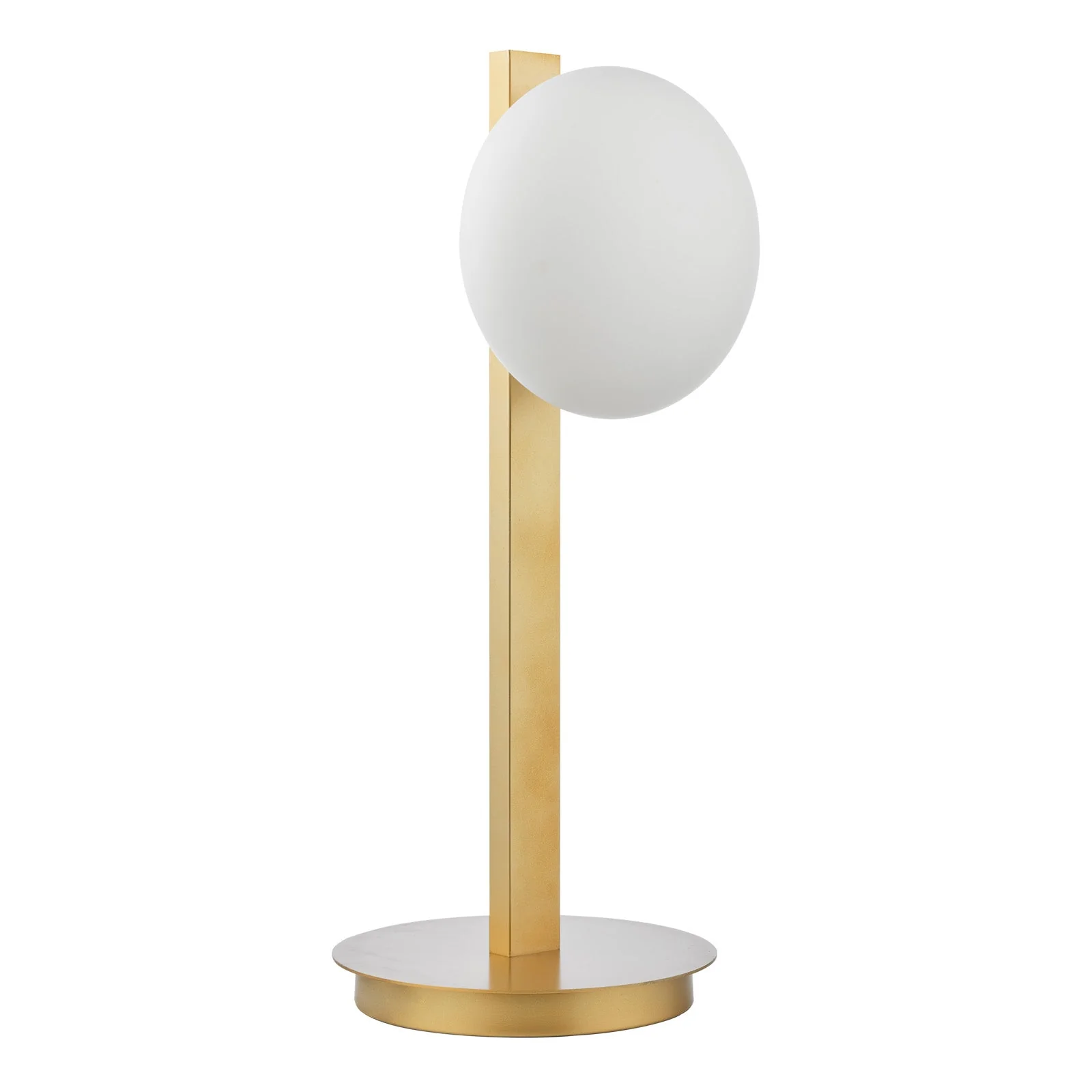 Tauri Table Lamp Matt Gold And Opal Glass G9 - Image 2