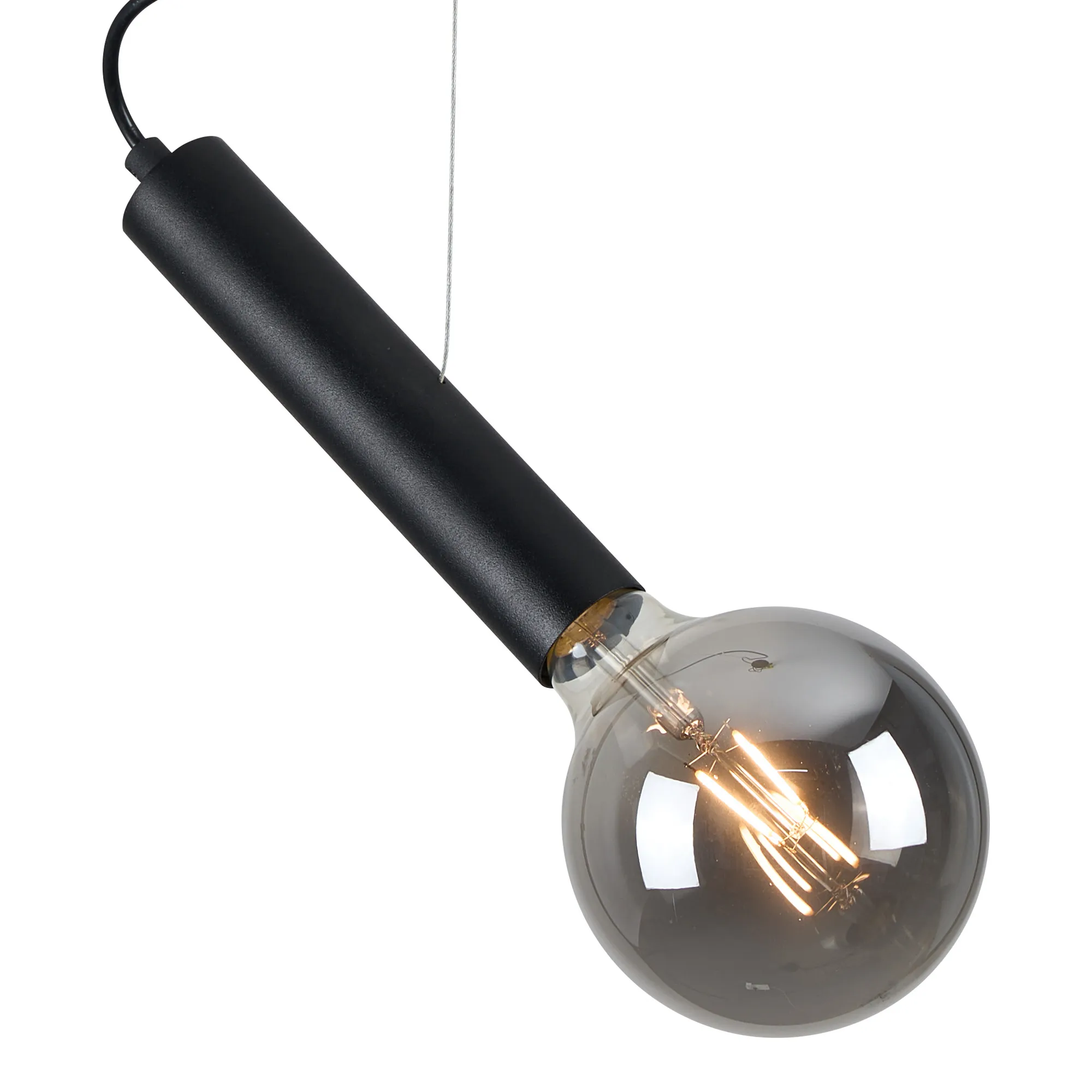 Taverley 1 Light Angled Pendant E27- Black/ Gold/ Nickel finishes - Image 7
