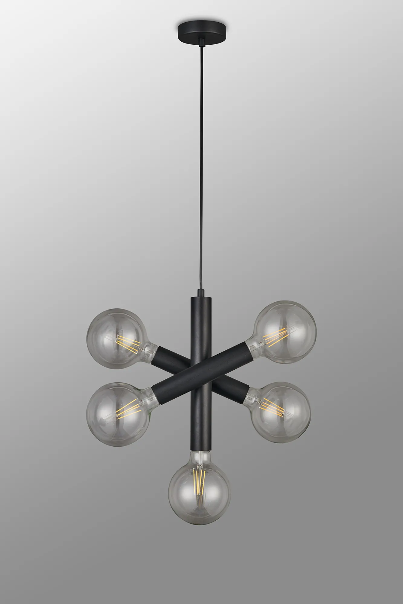 Taverley 3 Arm 5 Light Vertical Adjustable Pendant E27- Gold/ Nickel/ Black Finishes - Image 10