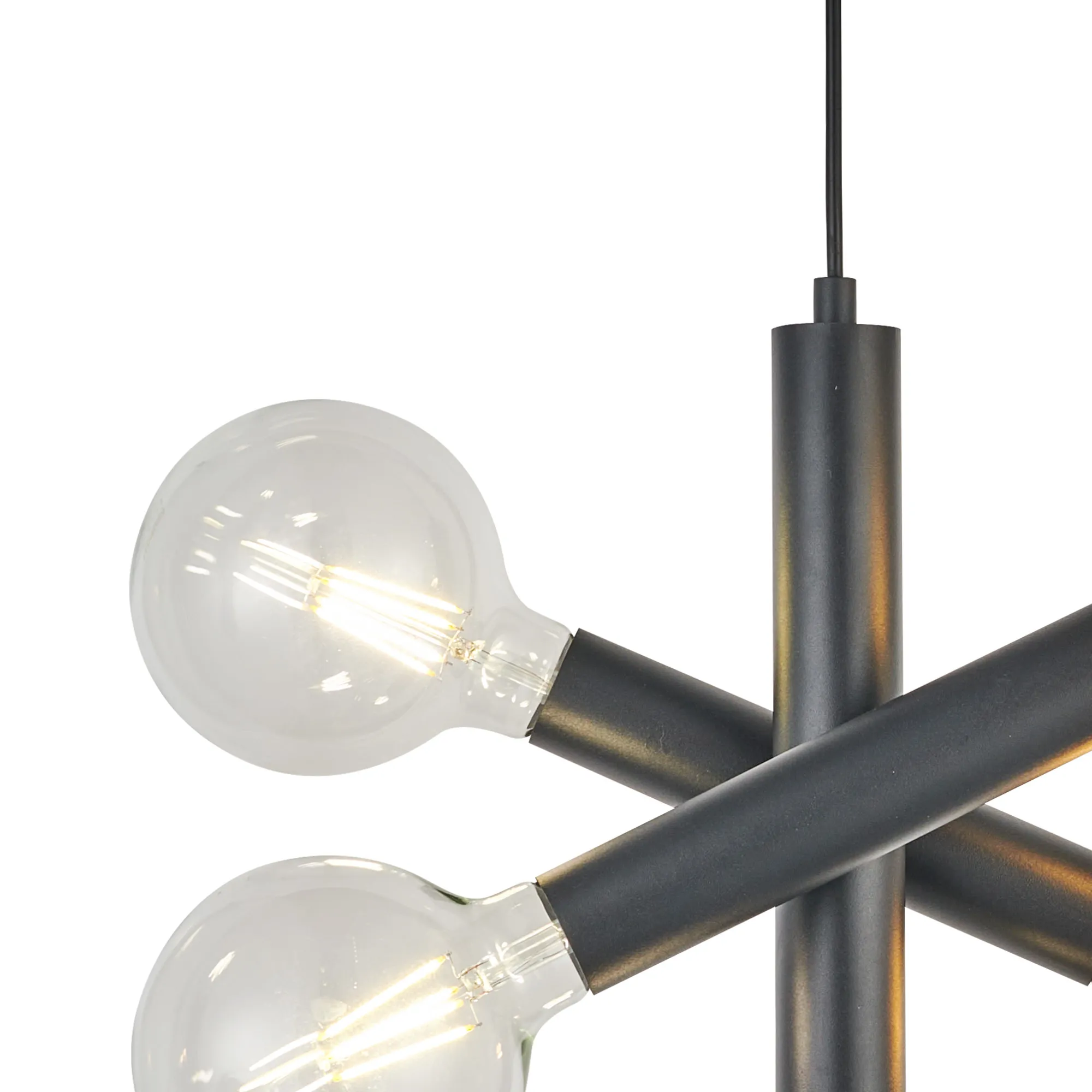 Taverley 3 Arm 5 Light Vertical Adjustable Pendant E27- Gold/ Nickel/ Black Finishes - Image 11