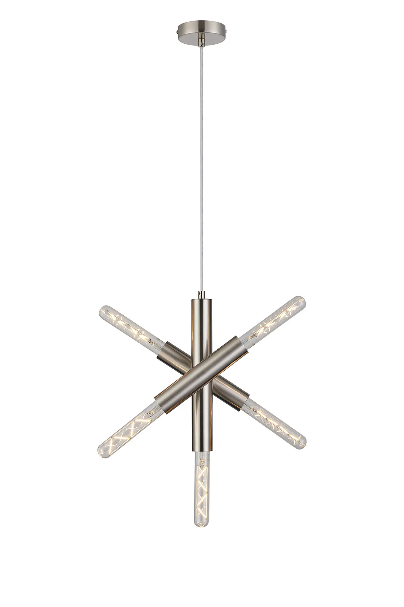 Taverley 3 Arm 5 Light Vertical Adjustable Pendant E27- Gold/ Nickel/ Black Finishes - Image 16