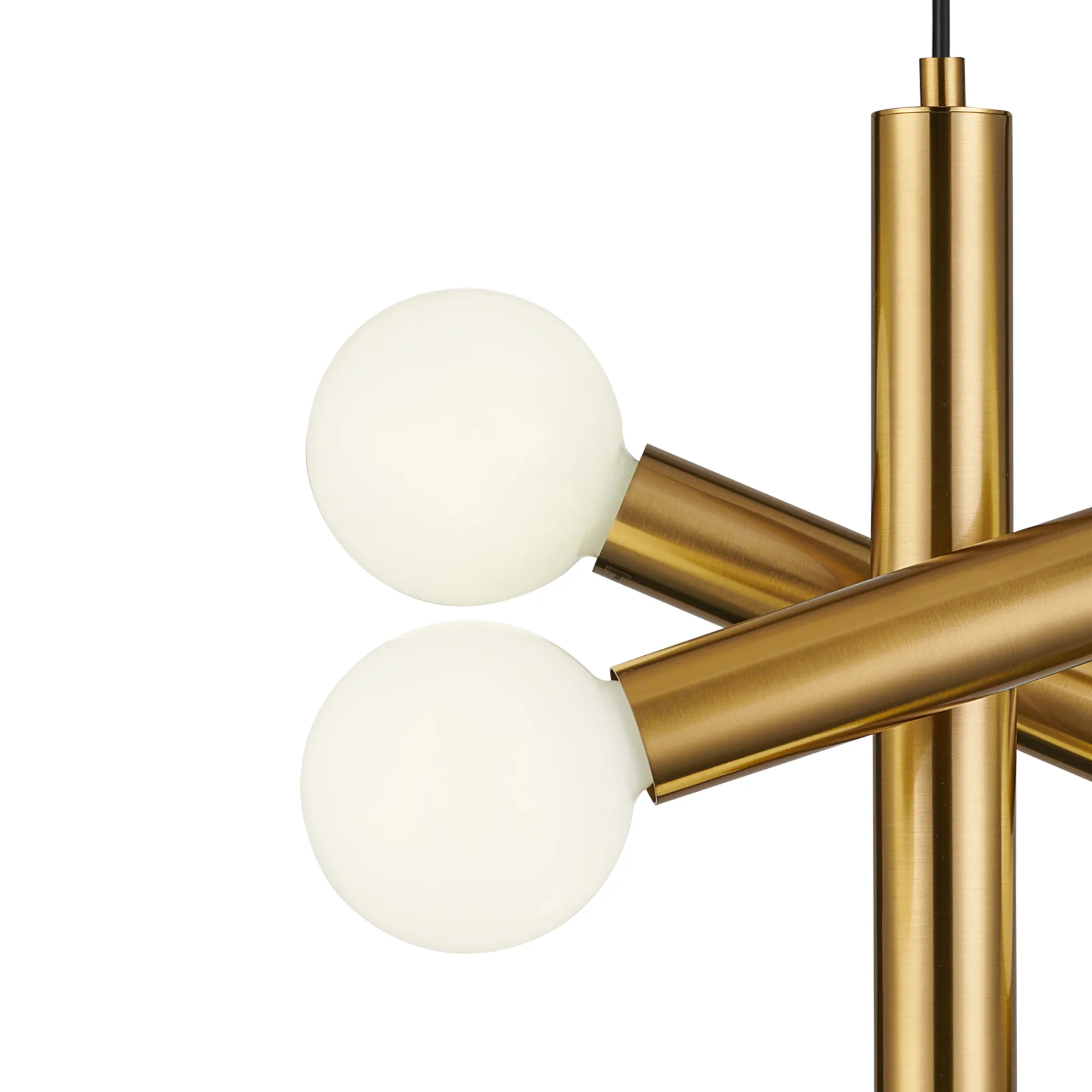 Taverley 3 Arm 5 Light Vertical Adjustable Pendant E27- Gold/ Nickel/ Black Finishes - Image 6