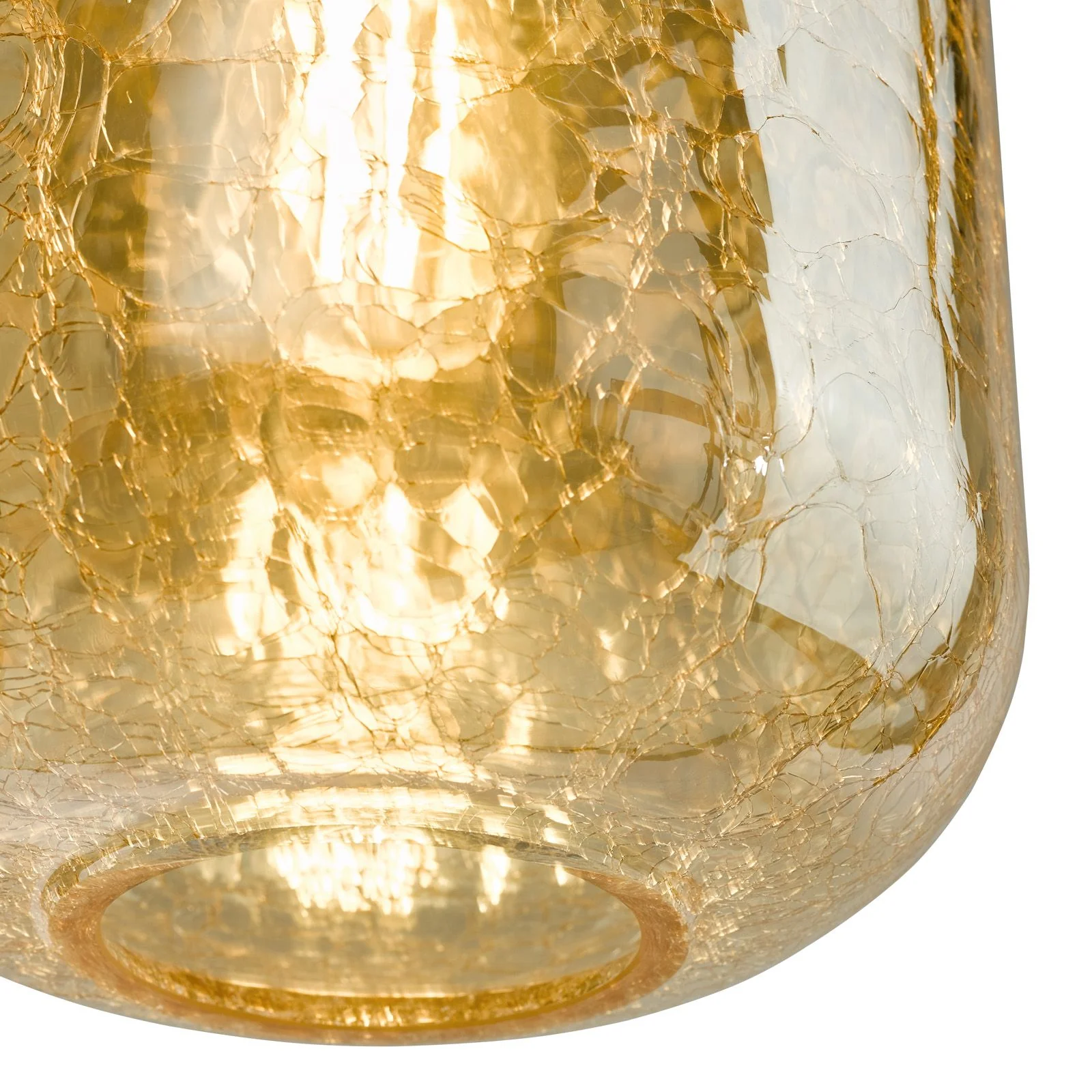 Tavia Pendant Light- Satin Gold/ Matt Black & Glass Finishes - Image 3