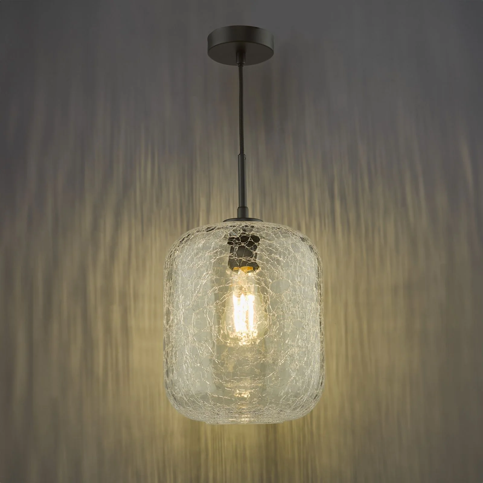 Tavia Pendant Light- Satin Gold/ Matt Black & Glass Finishes - Image 8
