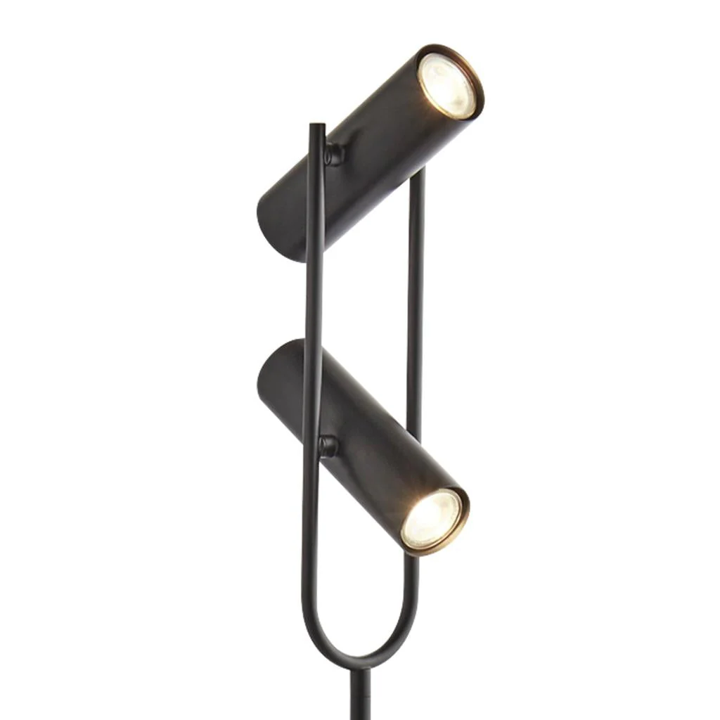 Telescope 2Lt Floor Lamp - Matt Black - Image 3