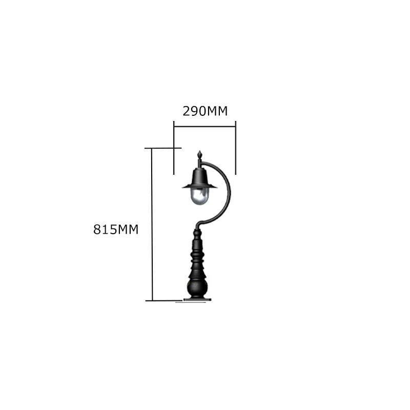 Tennyson 1Lt Teardrop Bollard - Cast Iron/Copper - Image 22