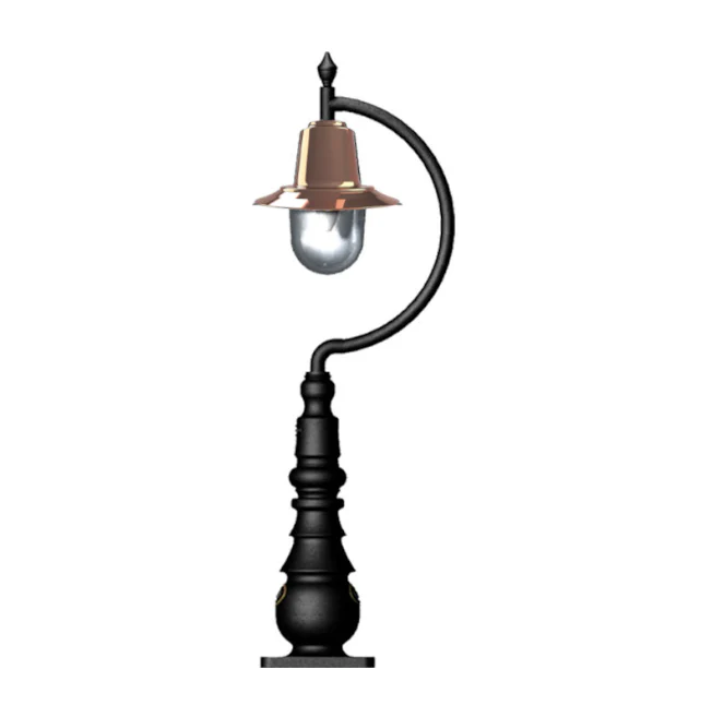 Tennyson 1Lt Teardrop Bollard - Cast Iron/Copper - Image 25