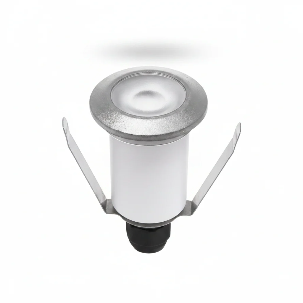 Teresa G9 1.7W 3K Led Ground Light- Grey/ Black Frosted