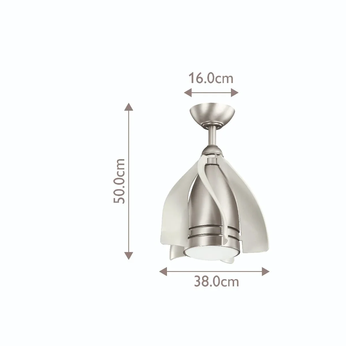 Terna IP20 - 15in / 38cm Fan - Brushed Nickel or Oil Brushed Bronze - Image 10