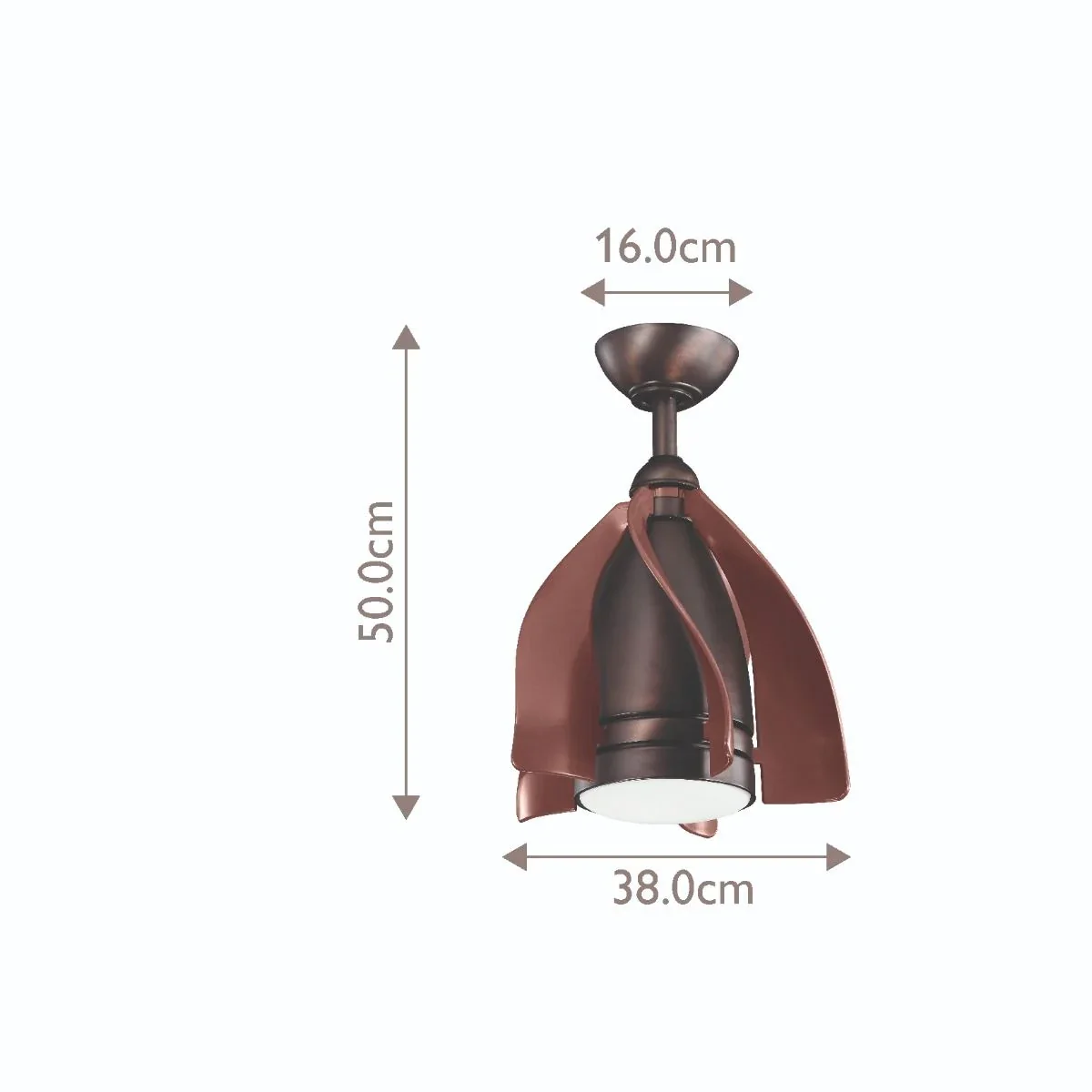 Terna IP20 - 15in / 38cm Fan - Brushed Nickel or Oil Brushed Bronze - Image 11