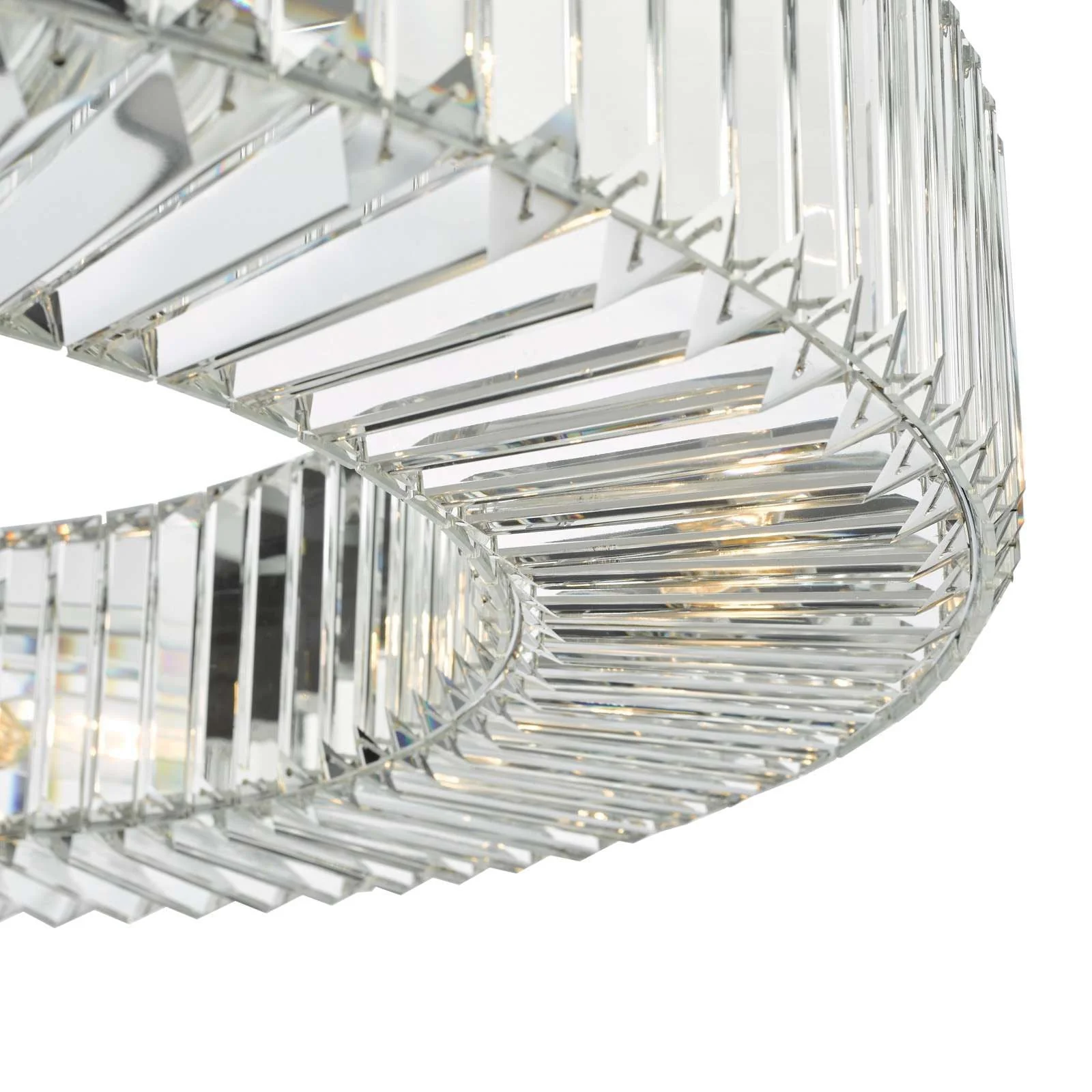Teyana 9Lt Crystal Ceiling Light - Polished Chrome Crystal - Image 4