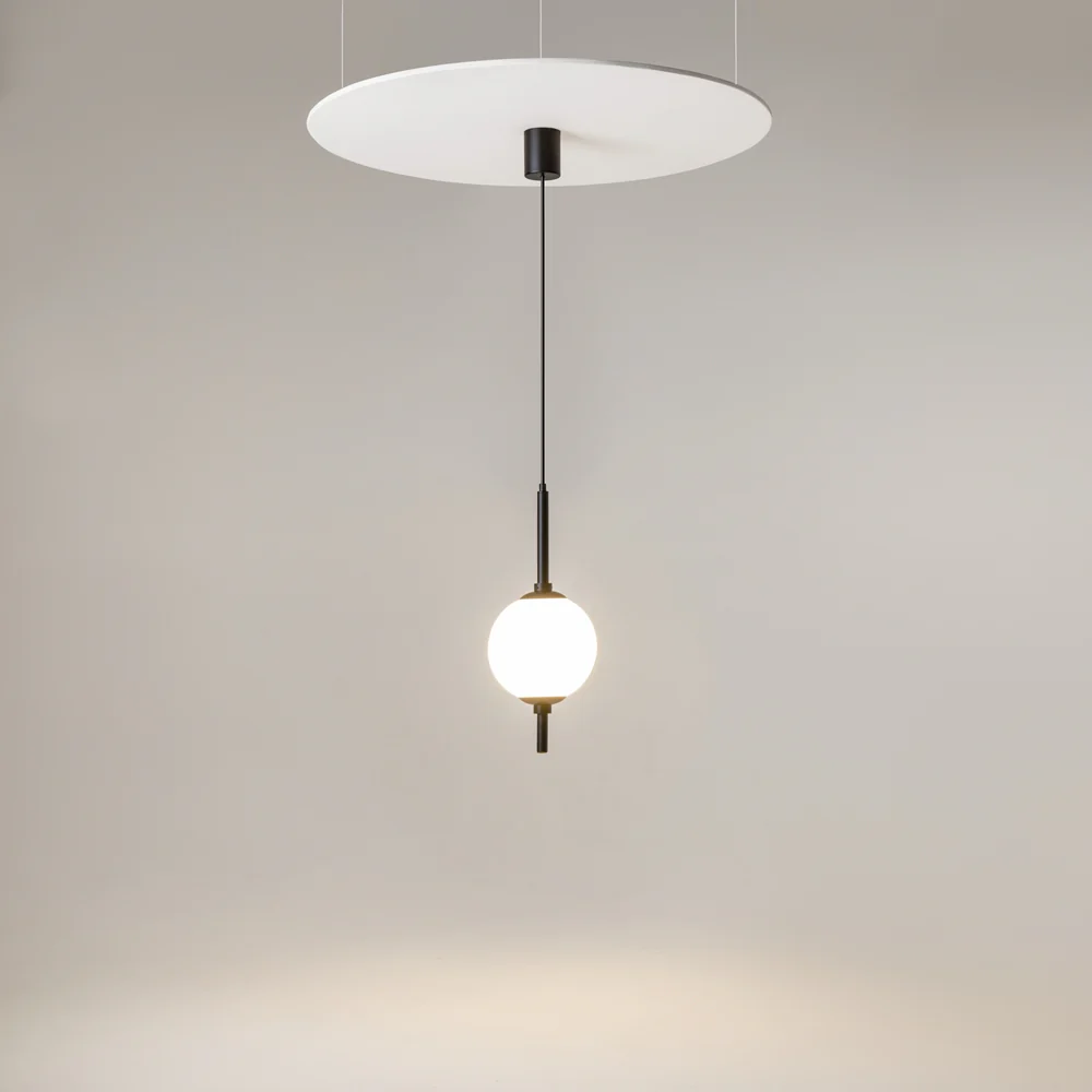 The Sixth Sense Pendant Lamp - Black/ Brass Finishes - Image 10