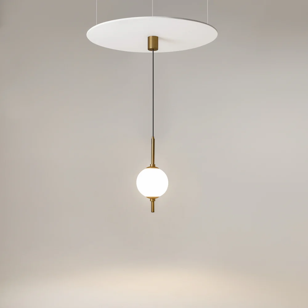 The Sixth Sense Pendant Lamp - Black/ Brass Finishes - Image 8