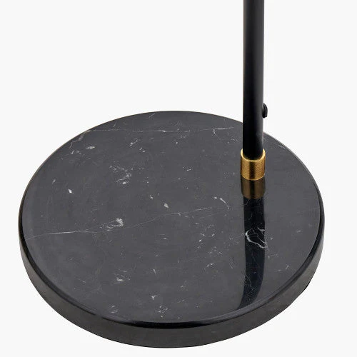 Theia Black and Brushed Brass Task Floor Lamp - Image 5
