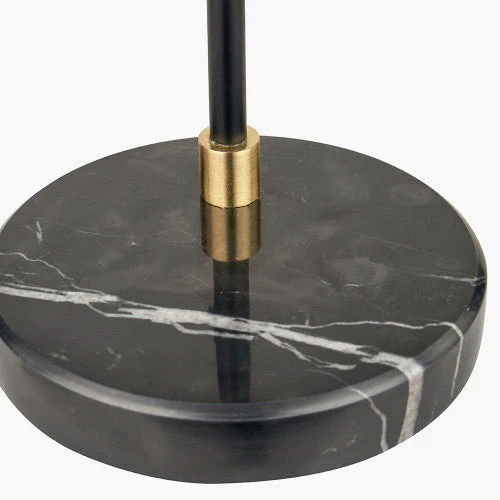 Theia Black and Brushed Brass Task Table Lamp - Image 5
