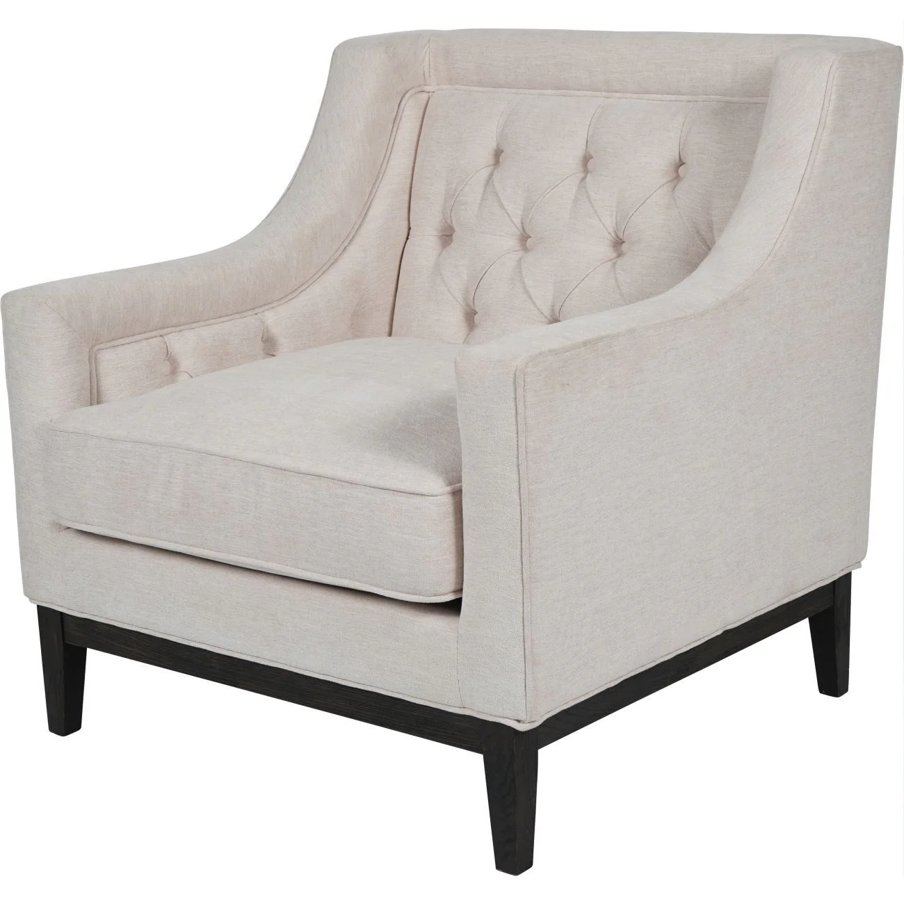 Theodore Buttoned Armchair - Various Colours - Image 5