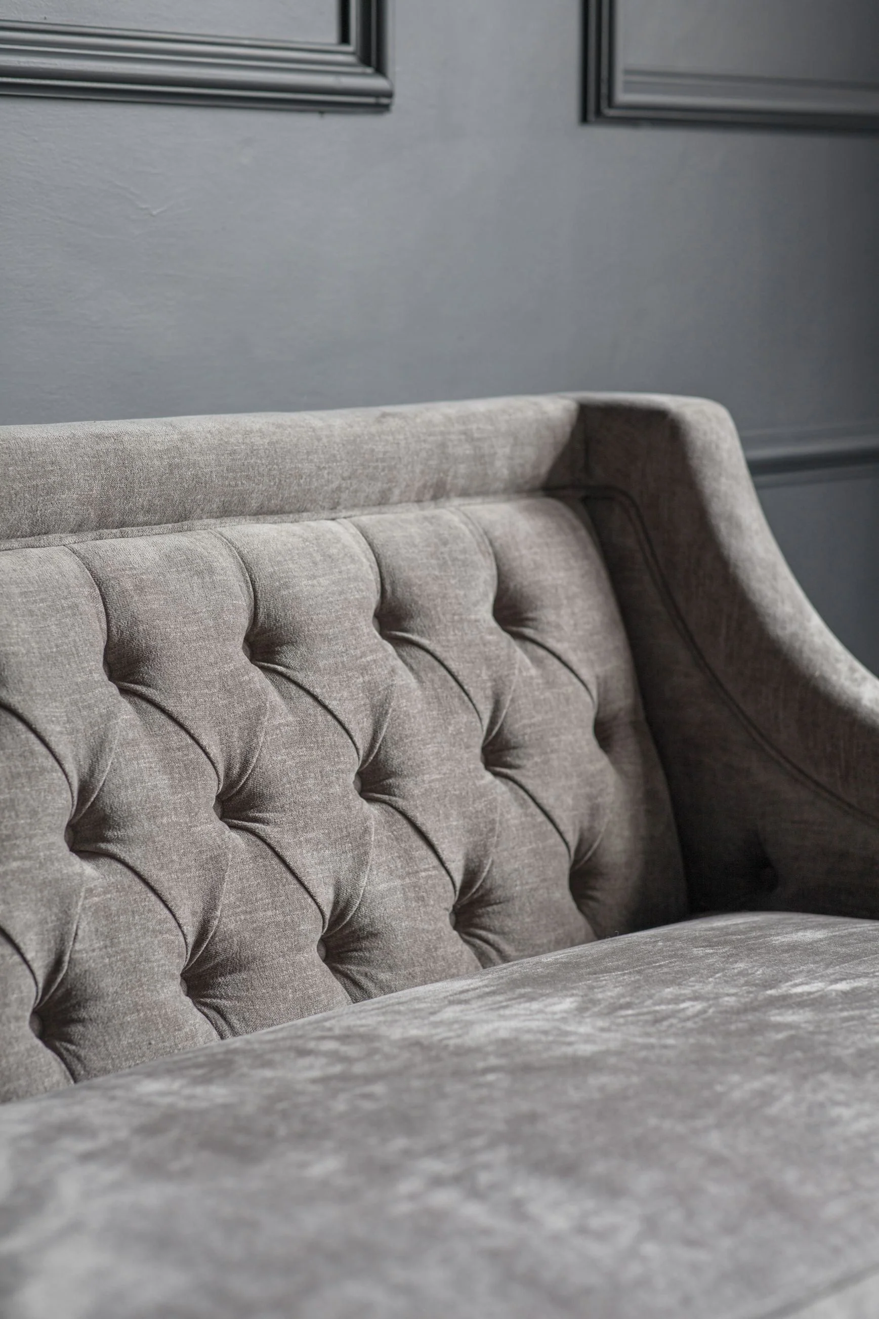 Theodore Buttoned Sofa - Various Colours - Image 13