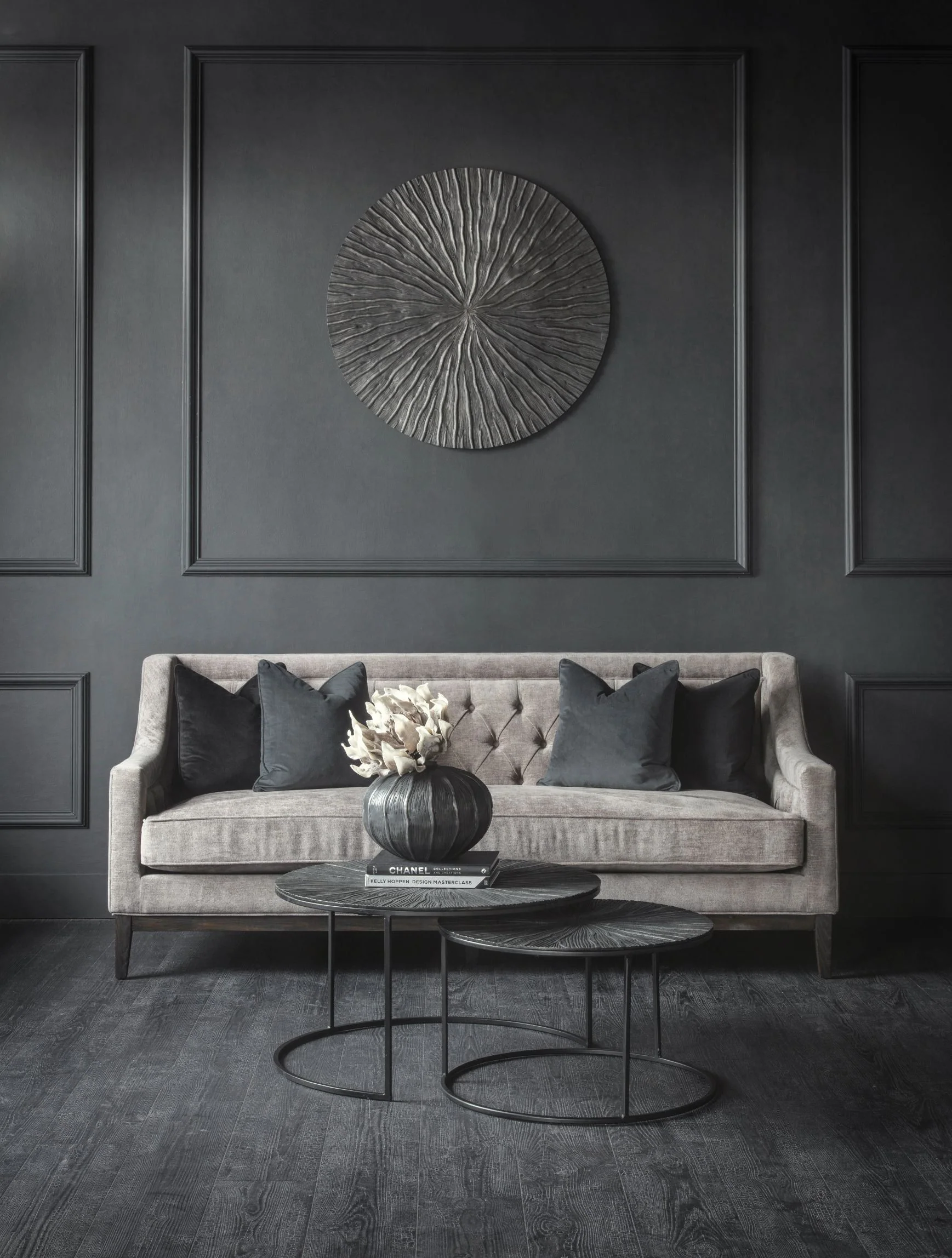 Theodore Buttoned Sofa - Various Colours - Image 16