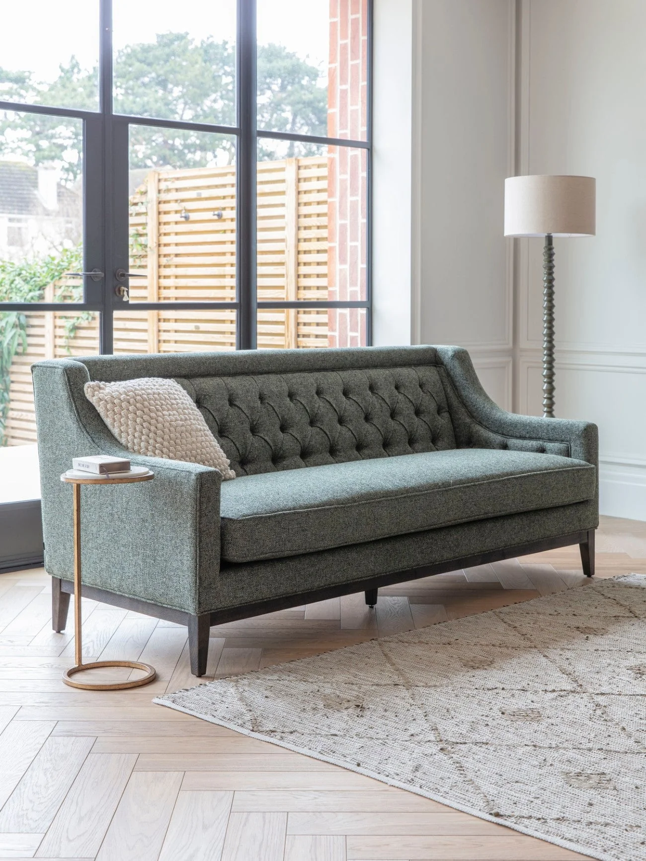 Theodore Buttoned Sofa - Various Colours - Image 21