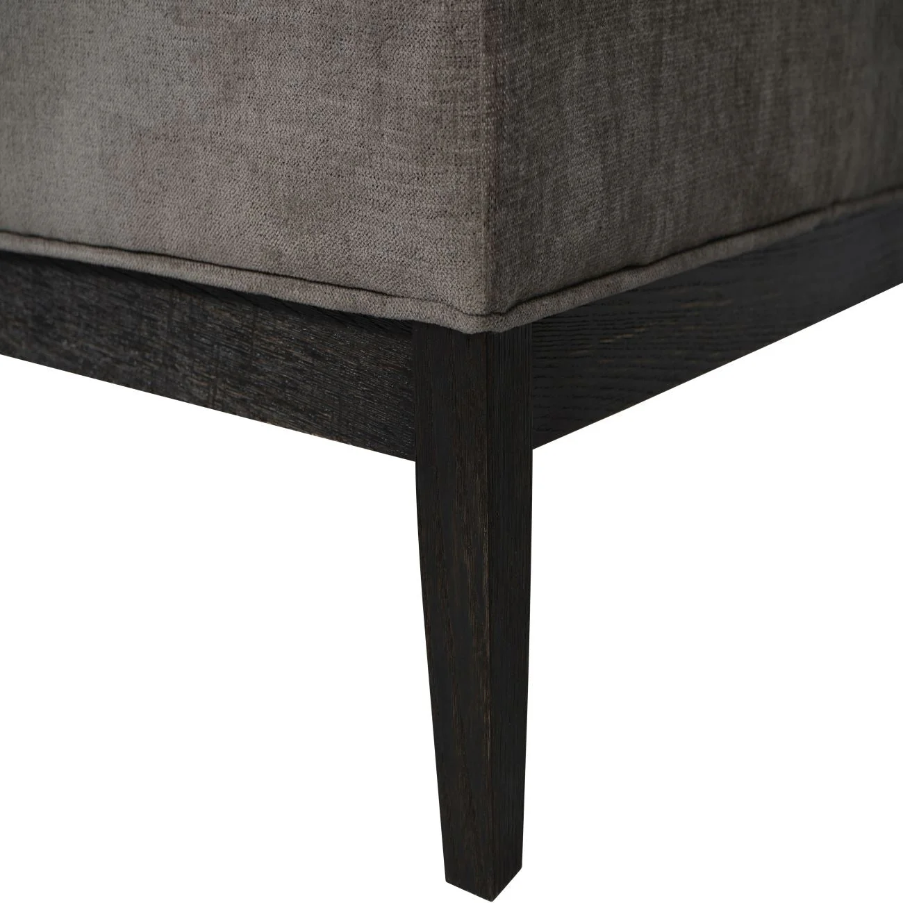 Theodore Buttoned XL Ottoman in Warm Grey Fabric - Image 5