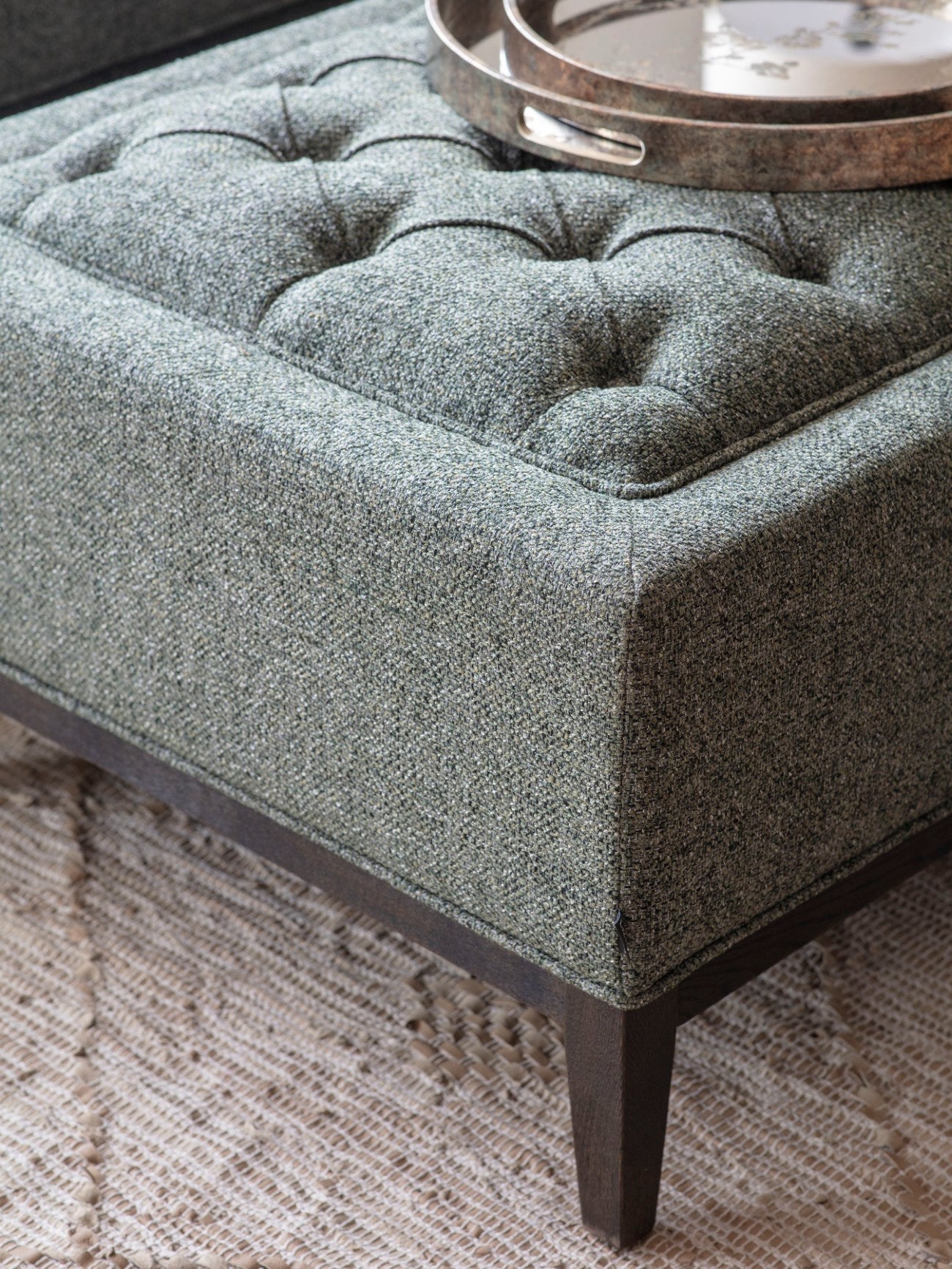 Theodore Buttoned XL Ottoman -Various Finishes - Image 13