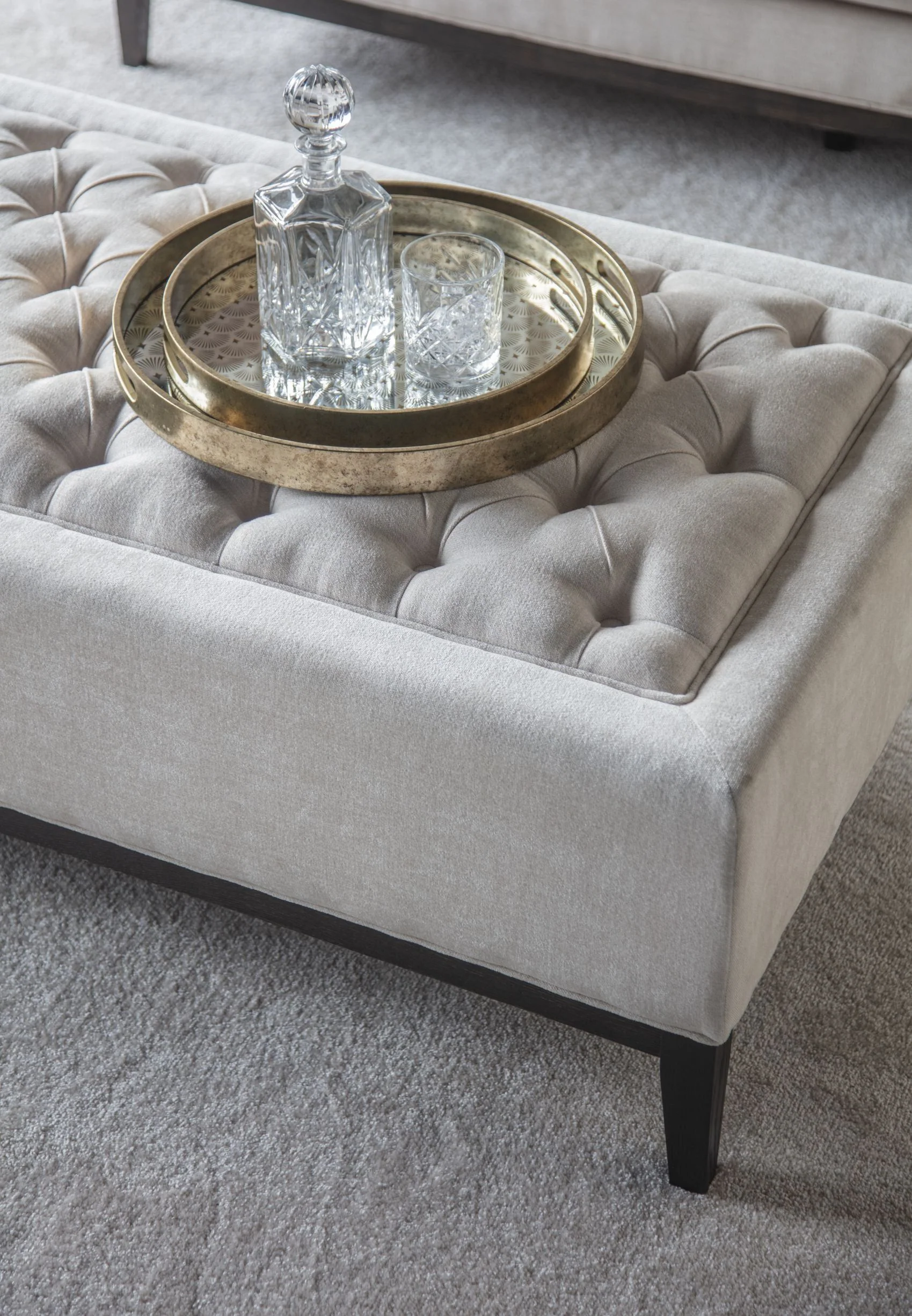 Theodore Buttoned XL Ottoman -Various Finishes - Image 7